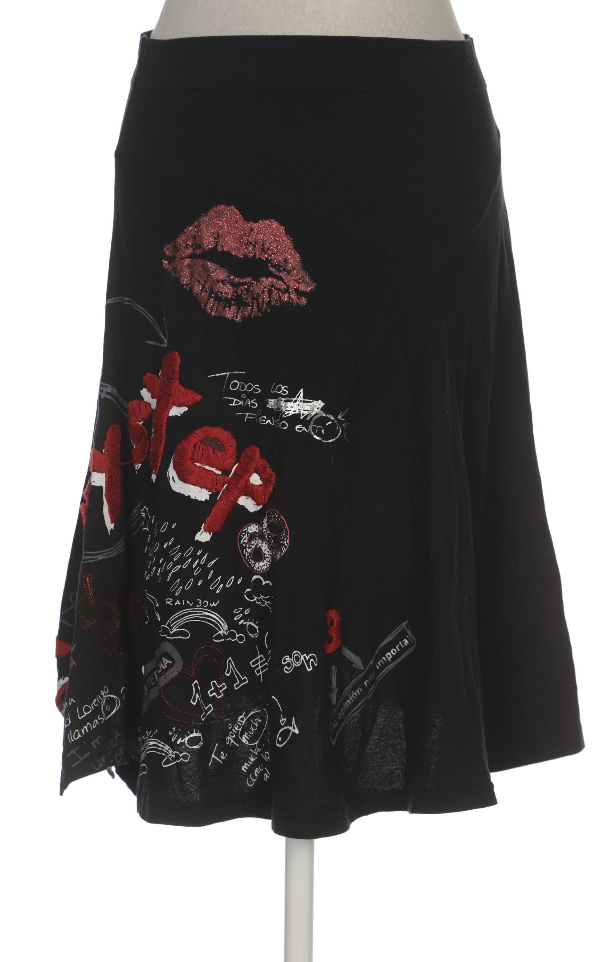 

Desigual Damen Rock, schwarz, Gr. 38