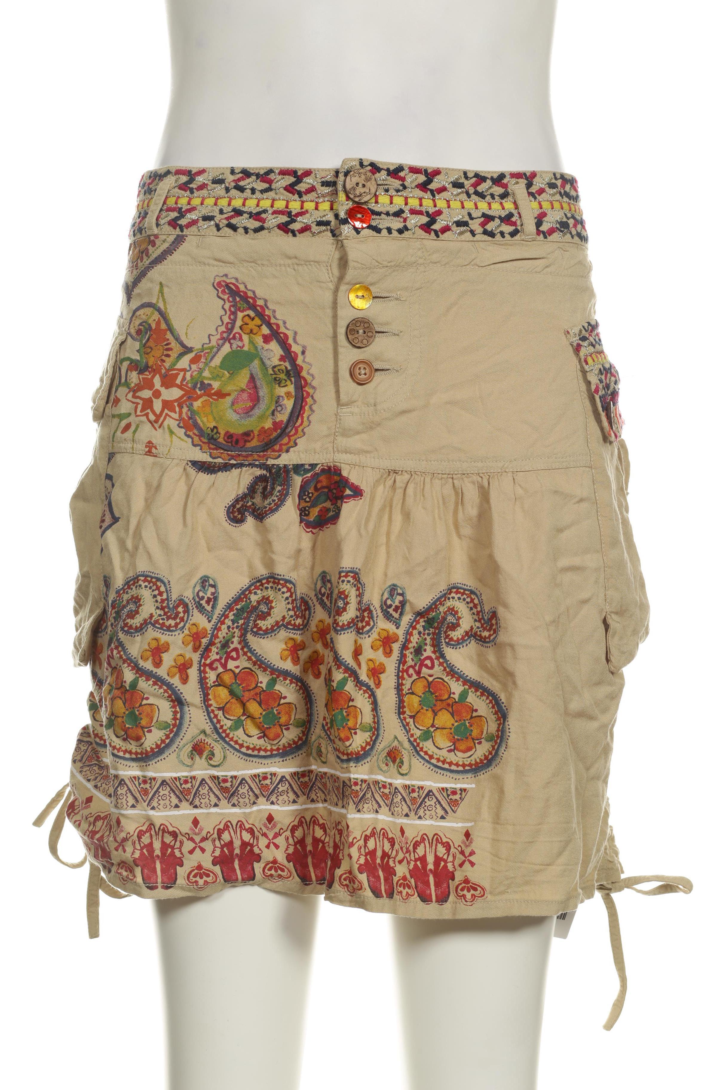 

Desigual Damen Rock, beige, Gr. 40