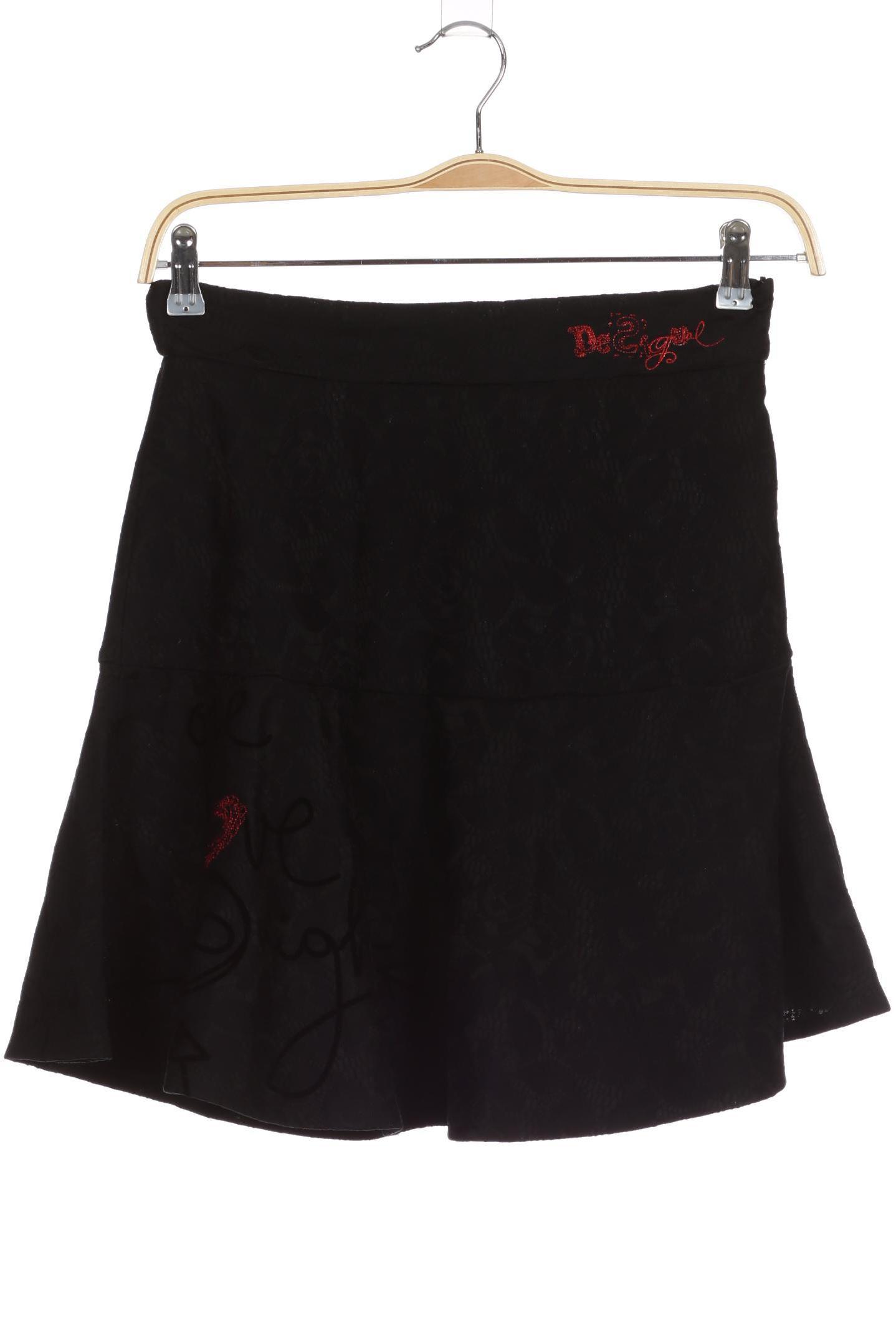 

Desigual Damen Rock, schwarz, Gr.