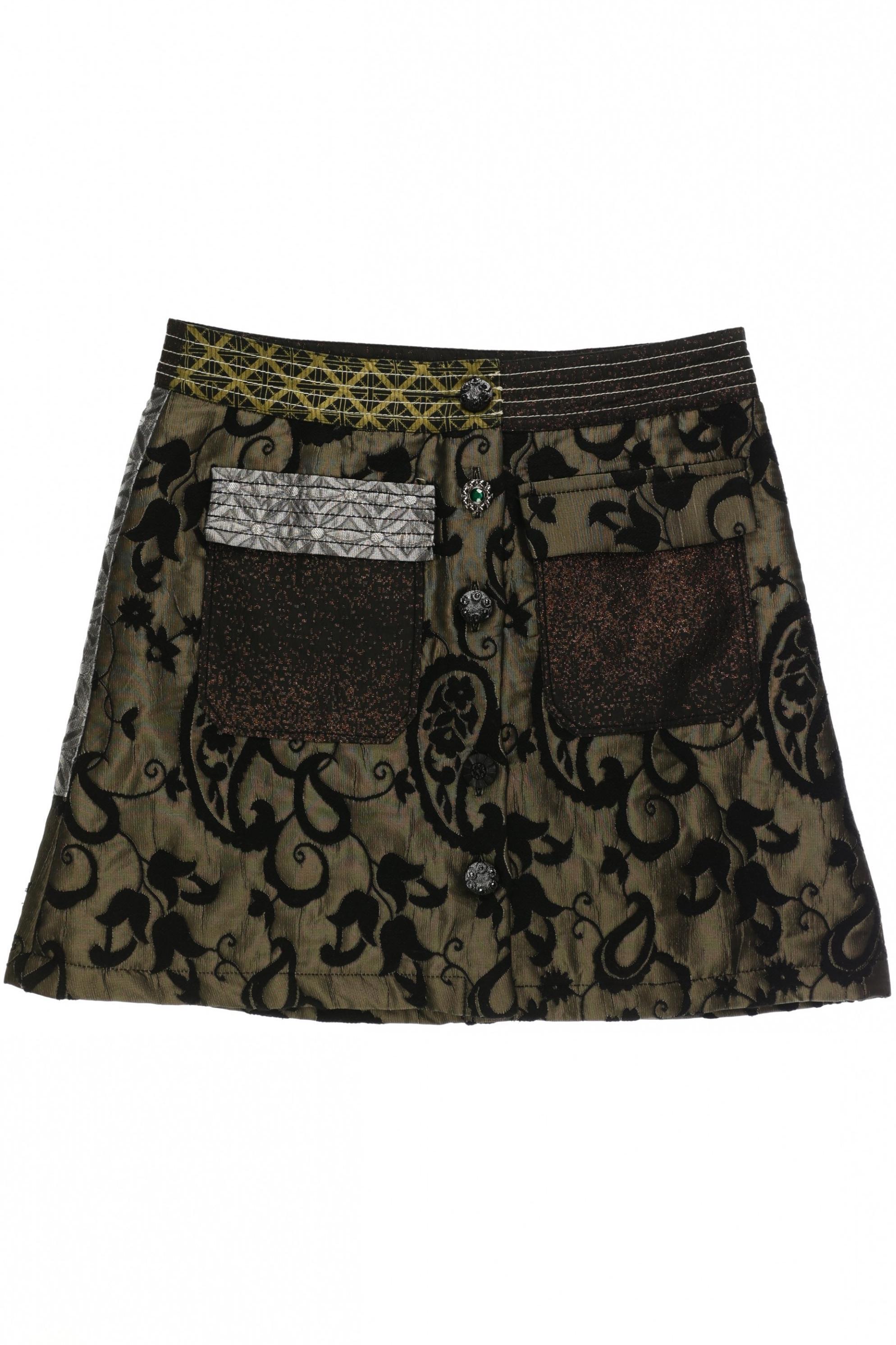 

Desigual Damen Rock, schwarz, Gr. 42