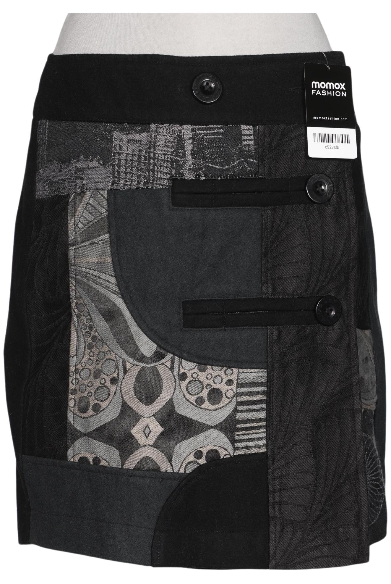 

Desigual Damen Rock, schwarz, Gr. 38
