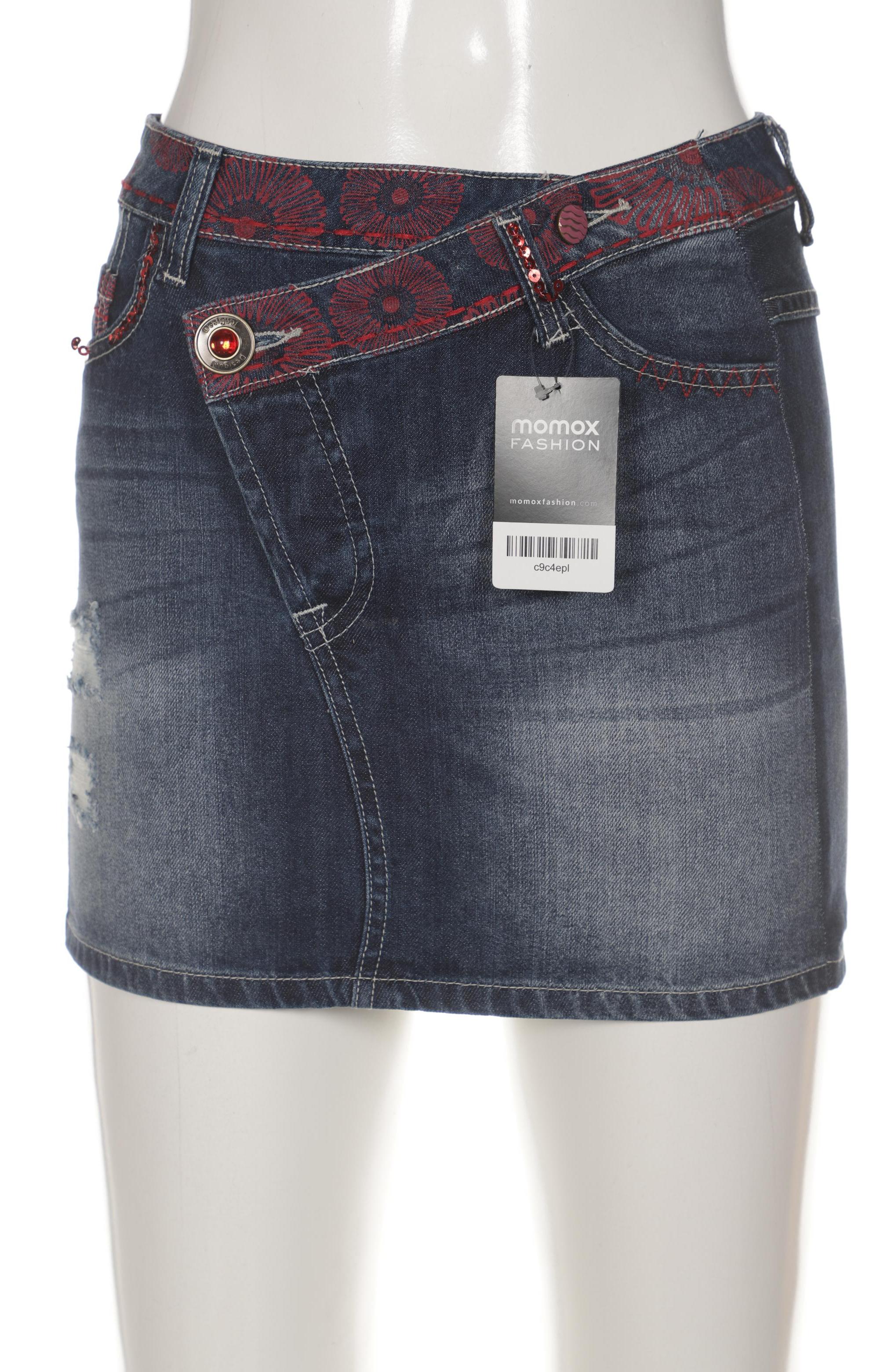

Desigual Damen Rock, blau, Gr. 34