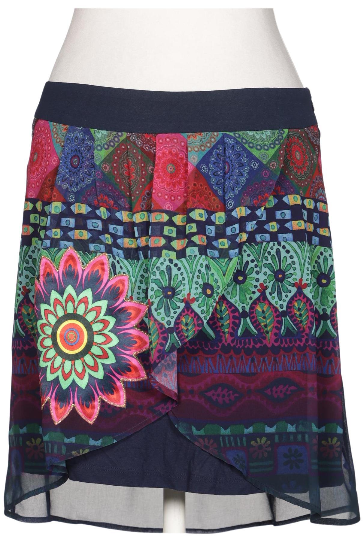 

Desigual Damen Rock, marineblau, Gr. 38