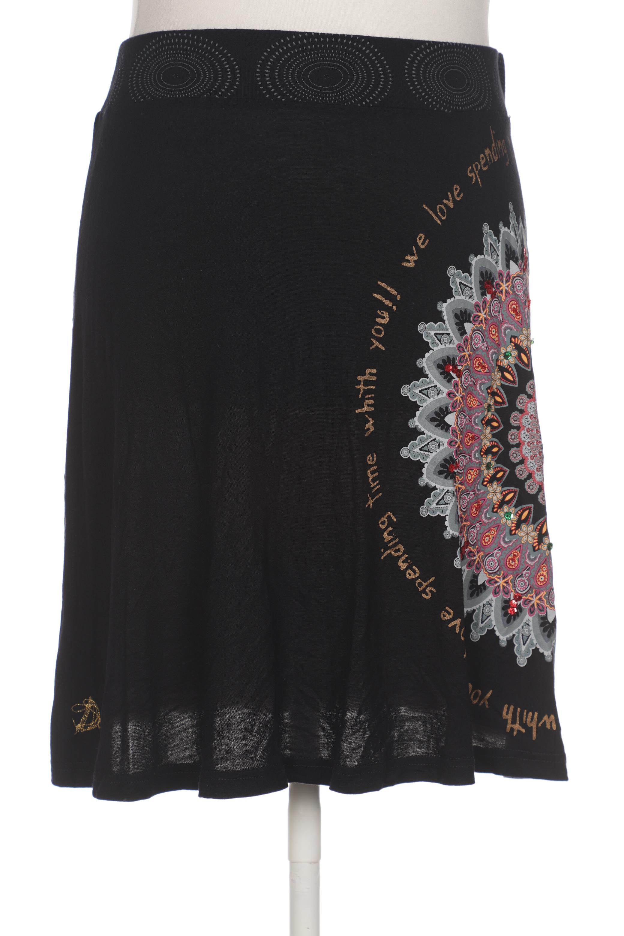 

Desigual Damen Rock, schwarz, Gr. 44