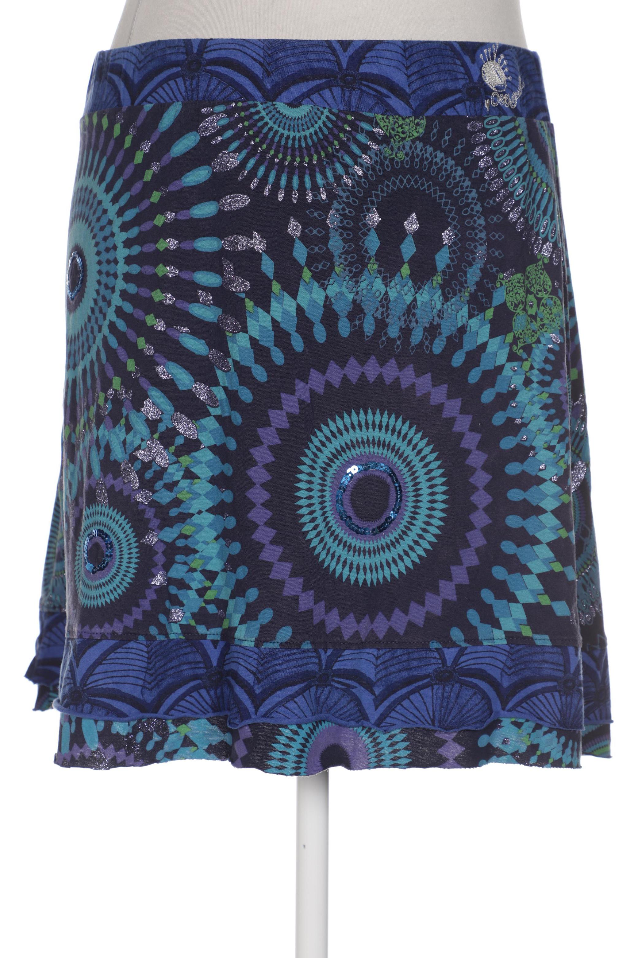 

Desigual Damen Rock, marineblau, Gr. 44