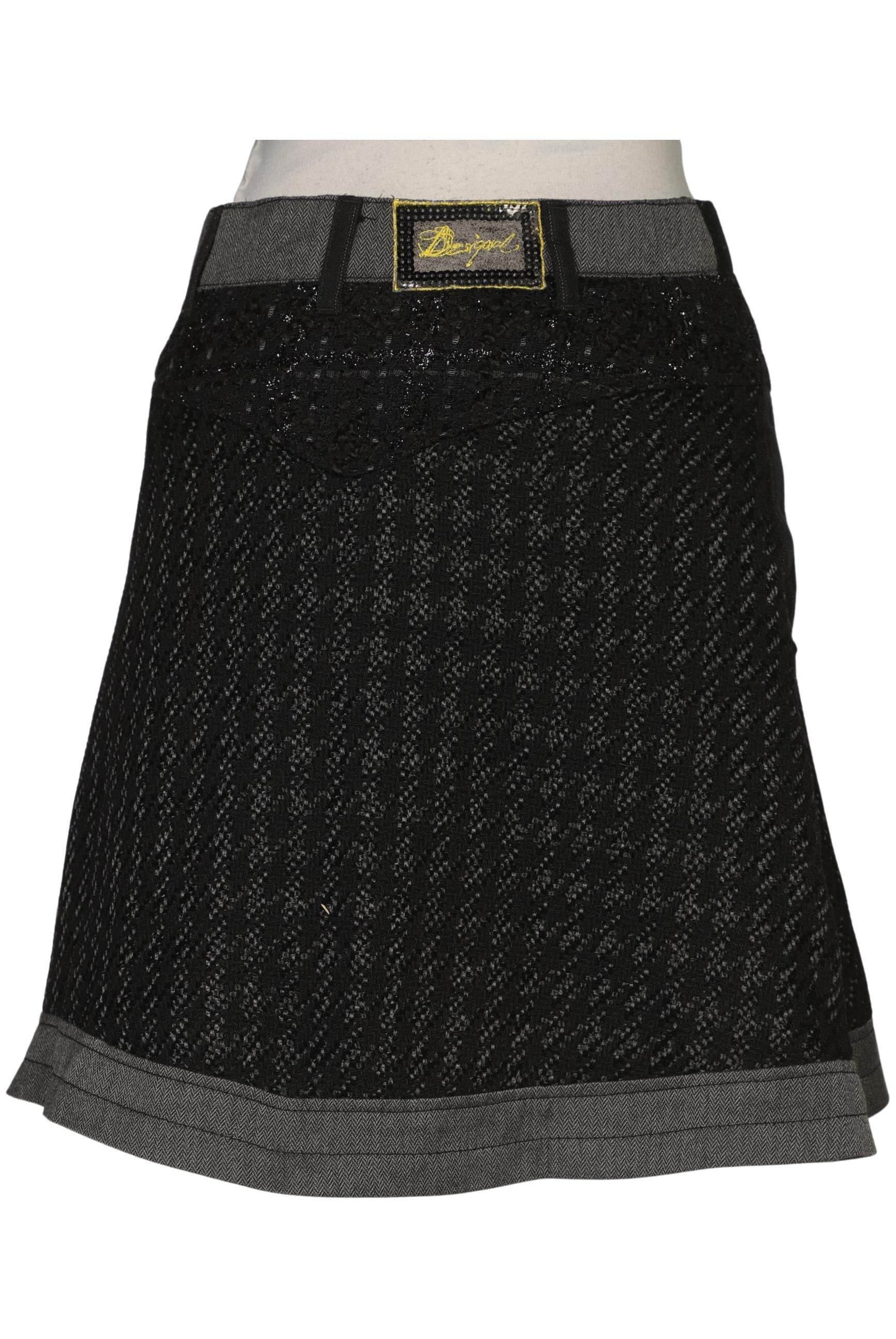 

Desigual Damen Rock, schwarz, Gr. 34