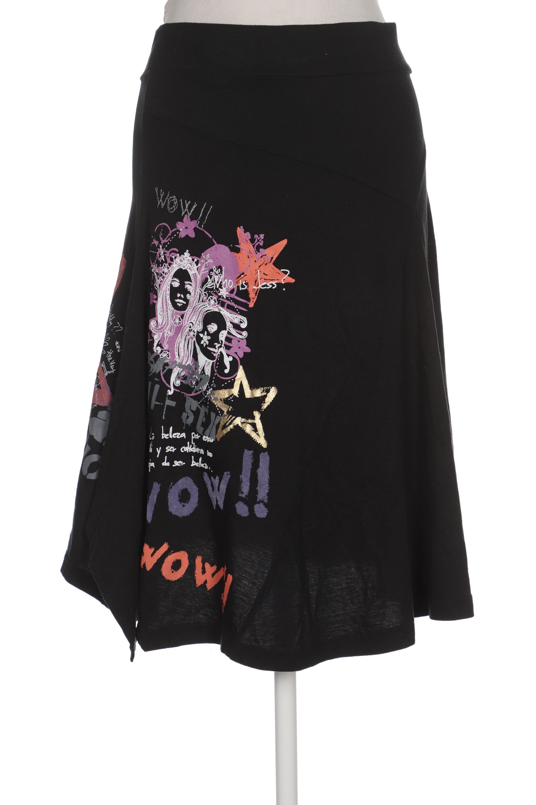 

Desigual Damen Rock, schwarz, Gr. 38