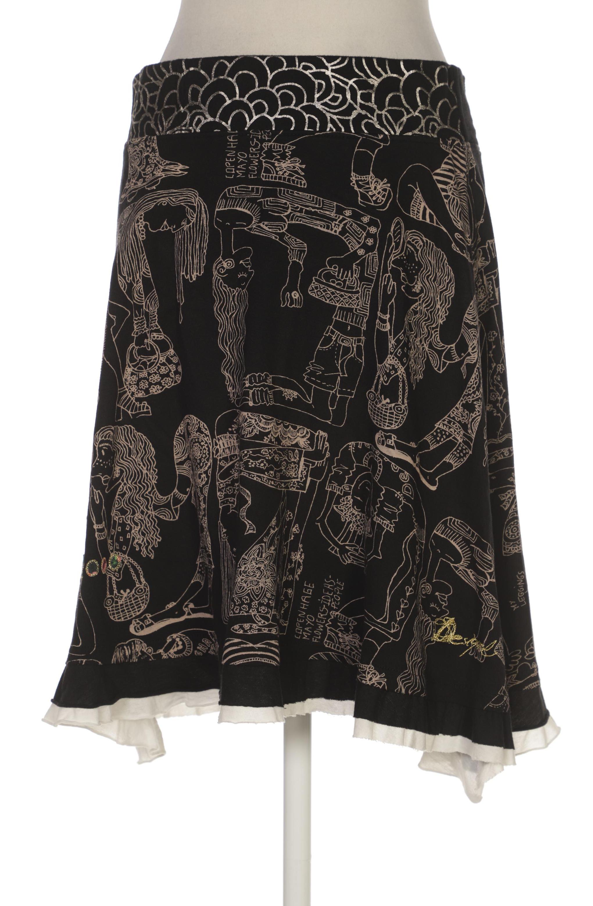 

Desigual Damen Rock, schwarz, Gr. 38