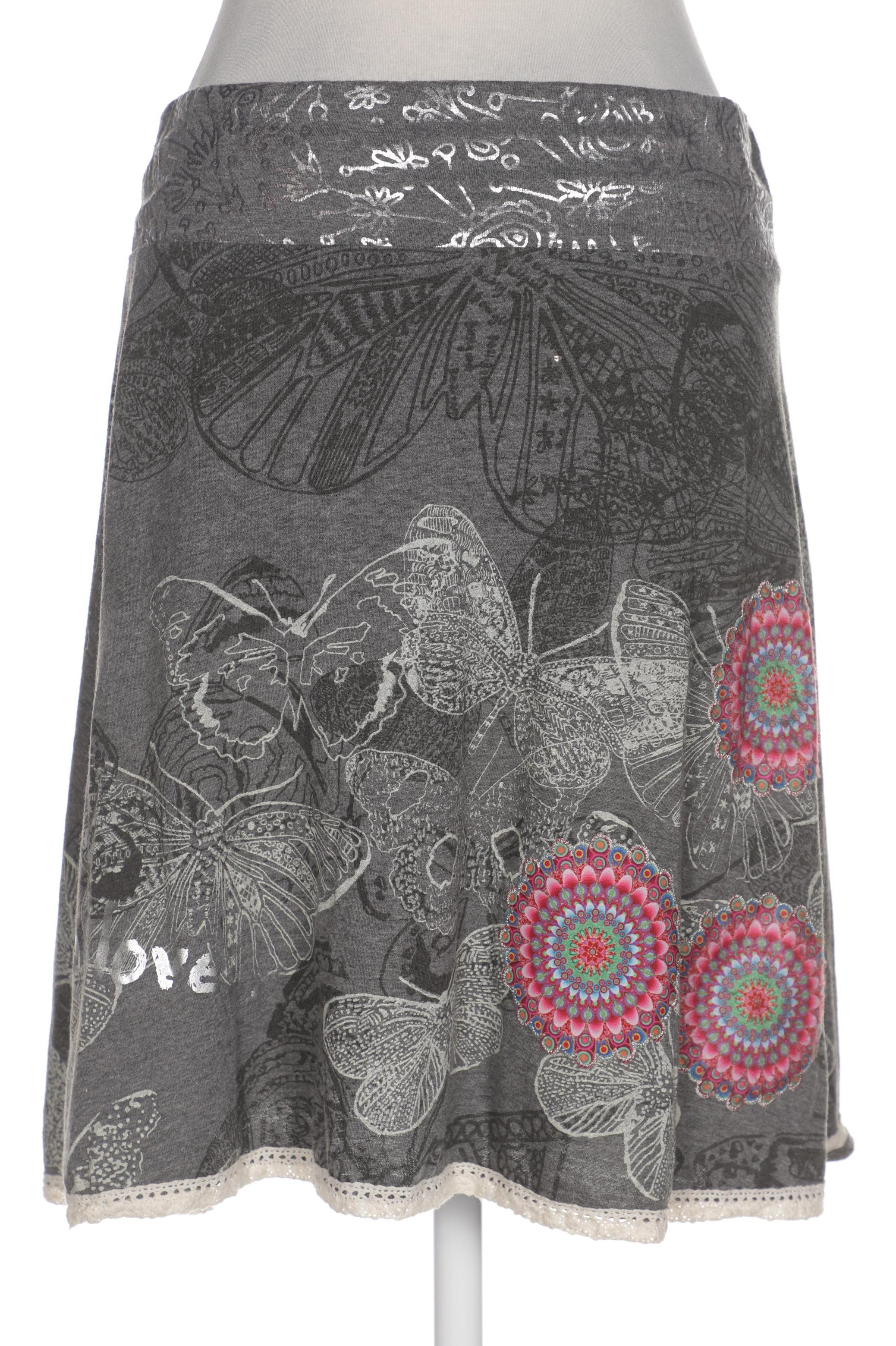 

Desigual Damen Rock, grau, Gr. 38