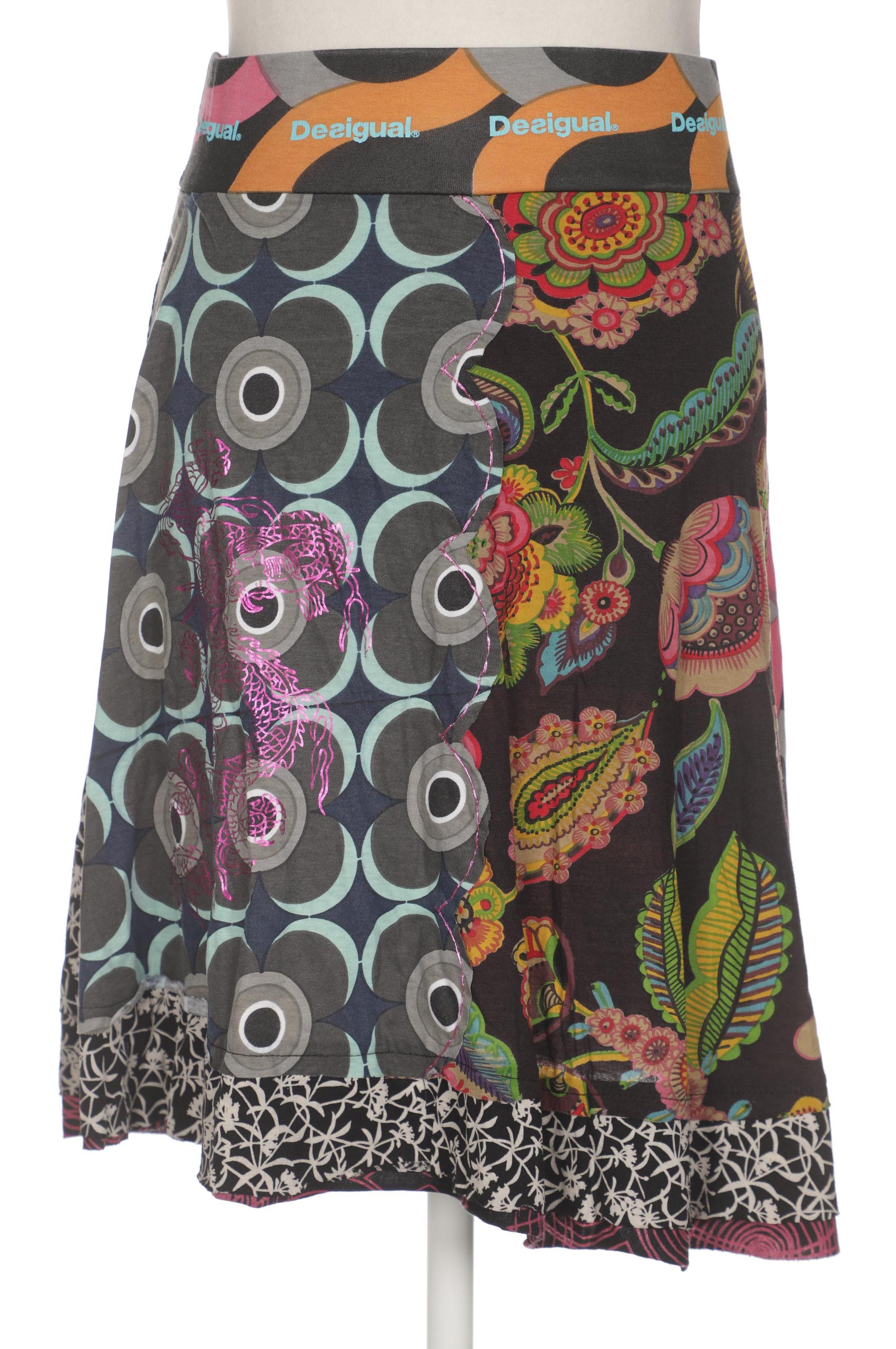 

Desigual Damen Rock, mehrfarbig, Gr. 34