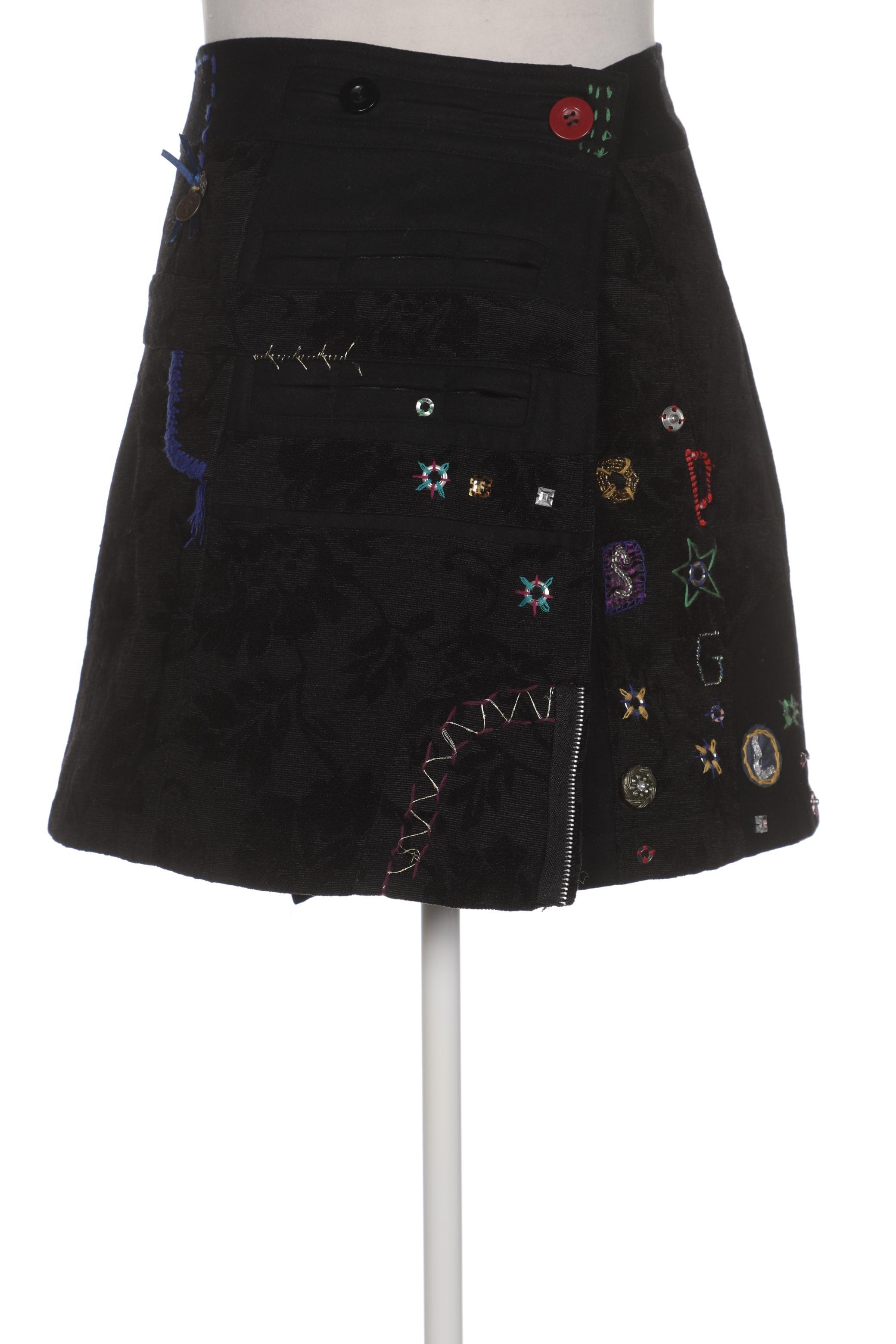 

Desigual Damen Rock, schwarz, Gr. 42