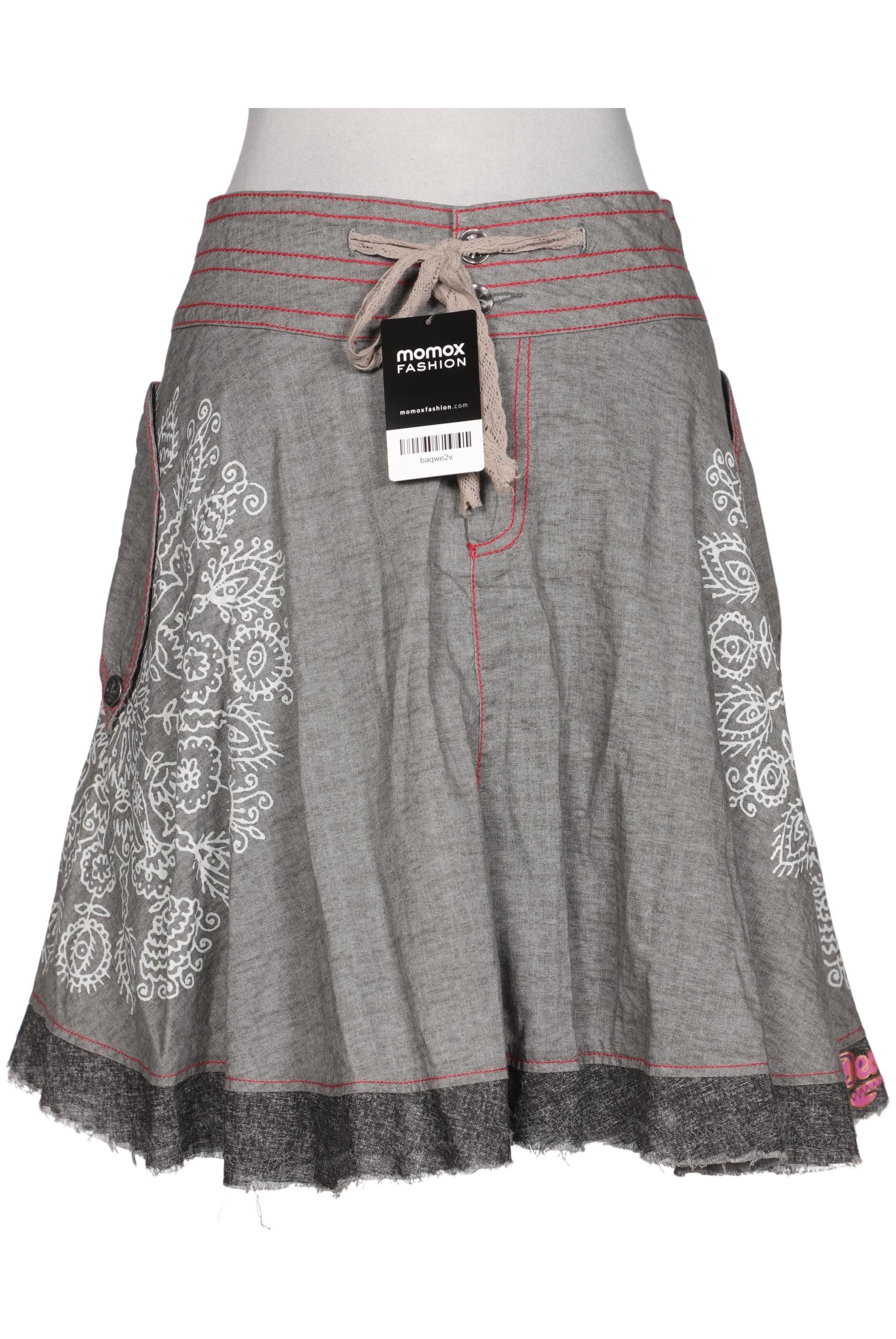 

Desigual Damen Rock, grau, Gr. 40