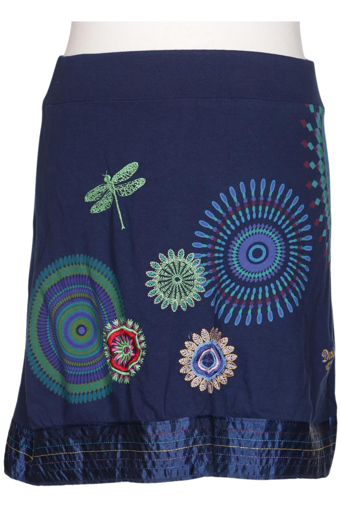 

Desigual Damen Rock, marineblau, Gr. 42