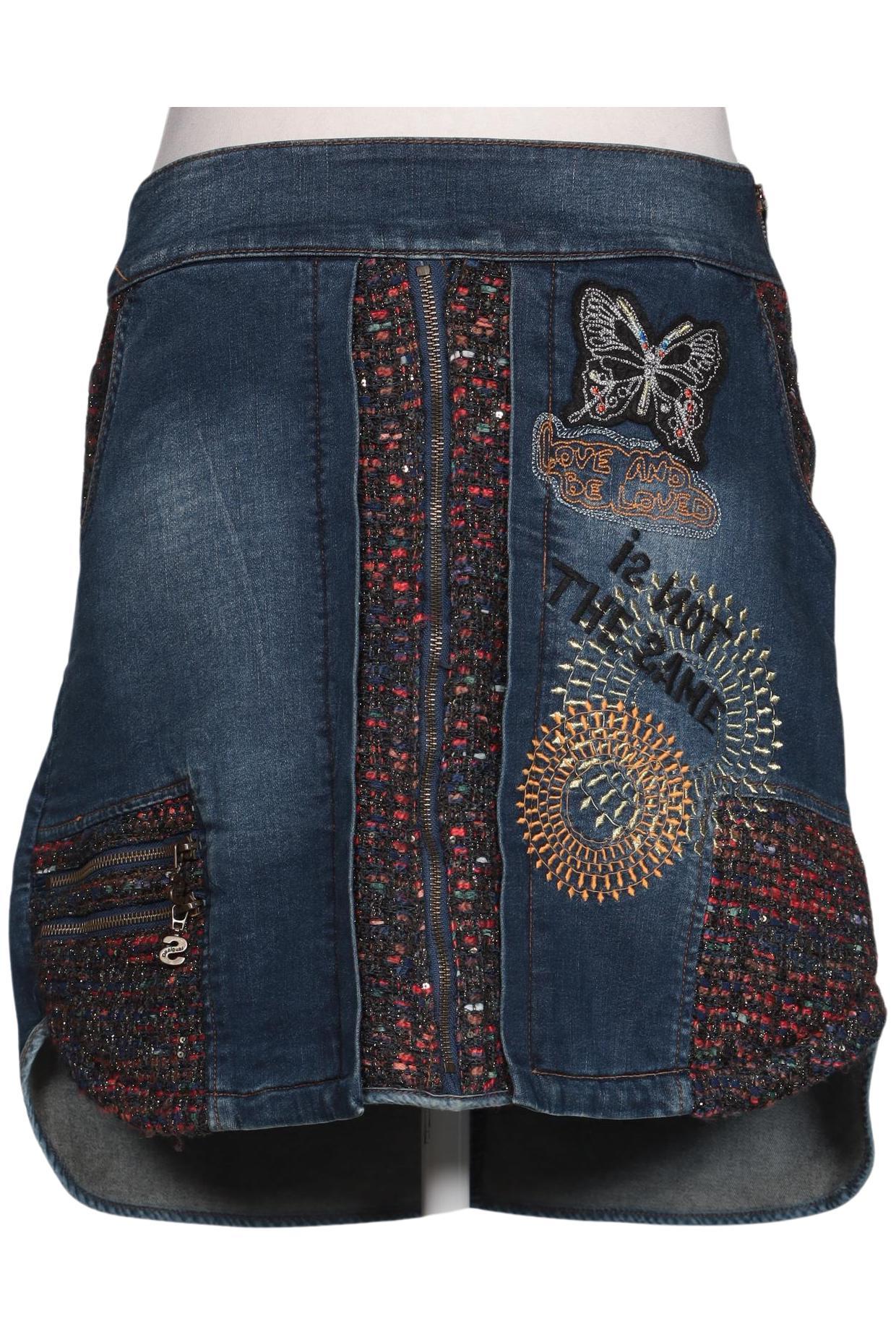 

Desigual Damen Rock, blau, Gr. 42