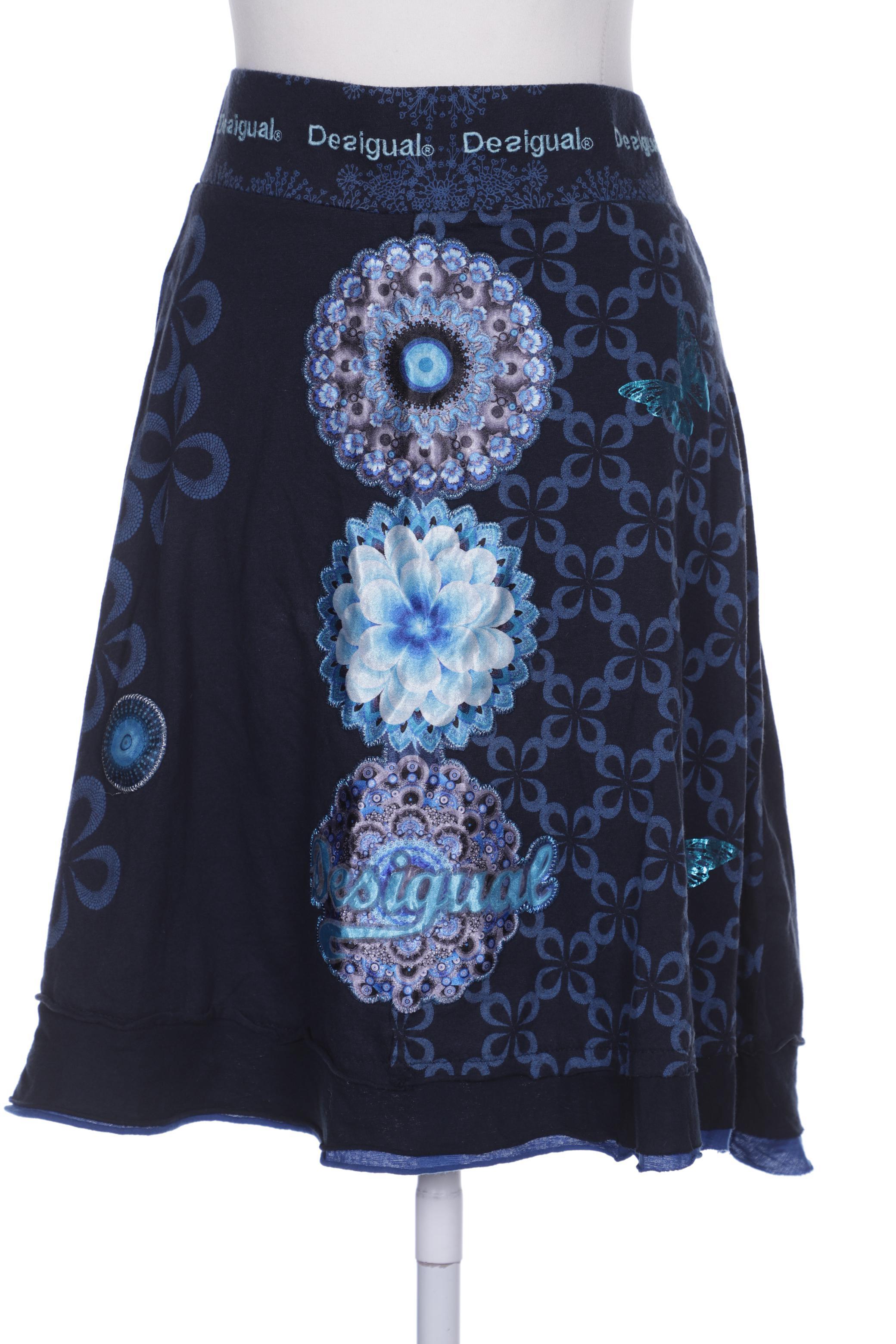

Desigual Damen Rock, marineblau, Gr. 36