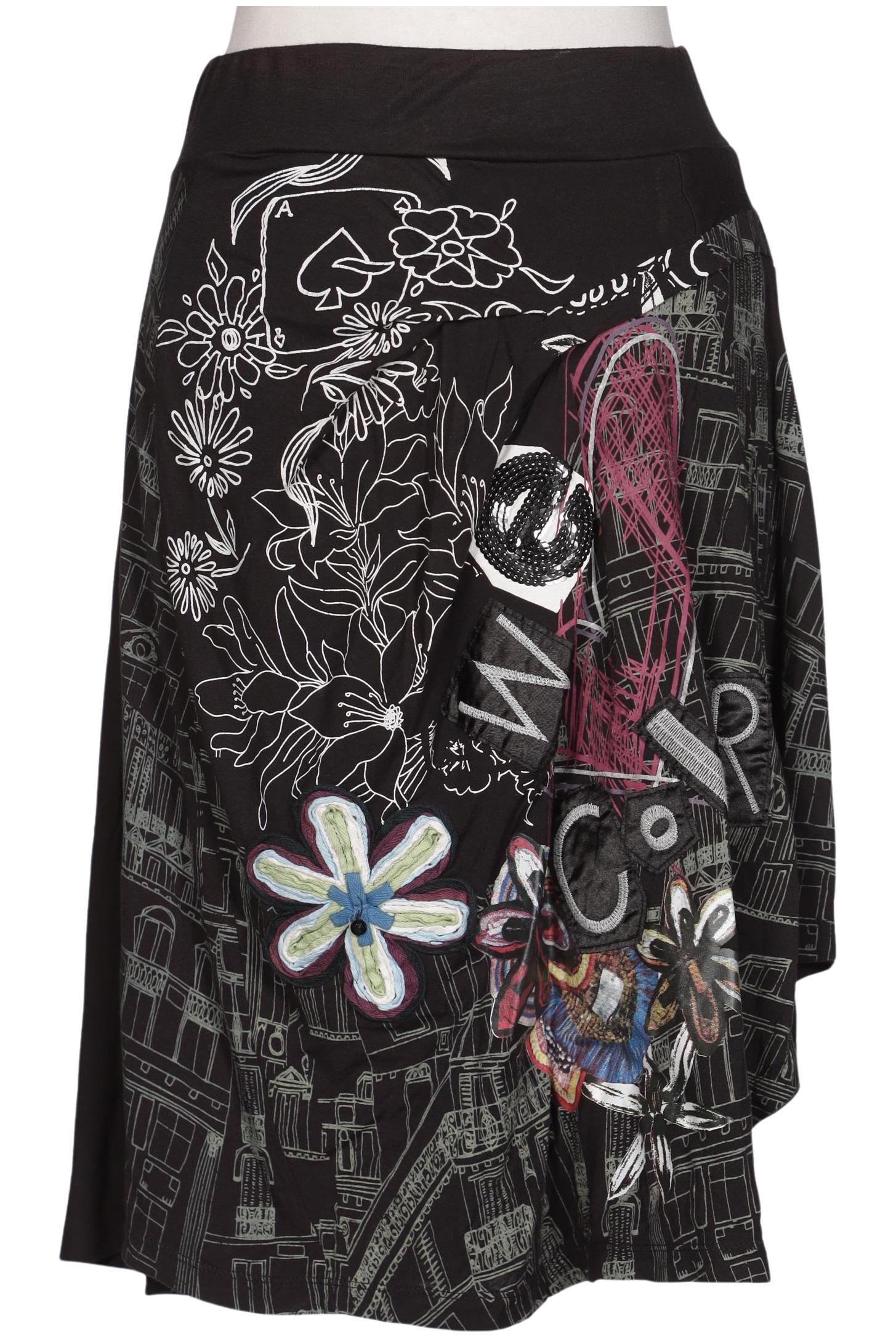 

Desigual Damen Rock, schwarz, Gr. 34