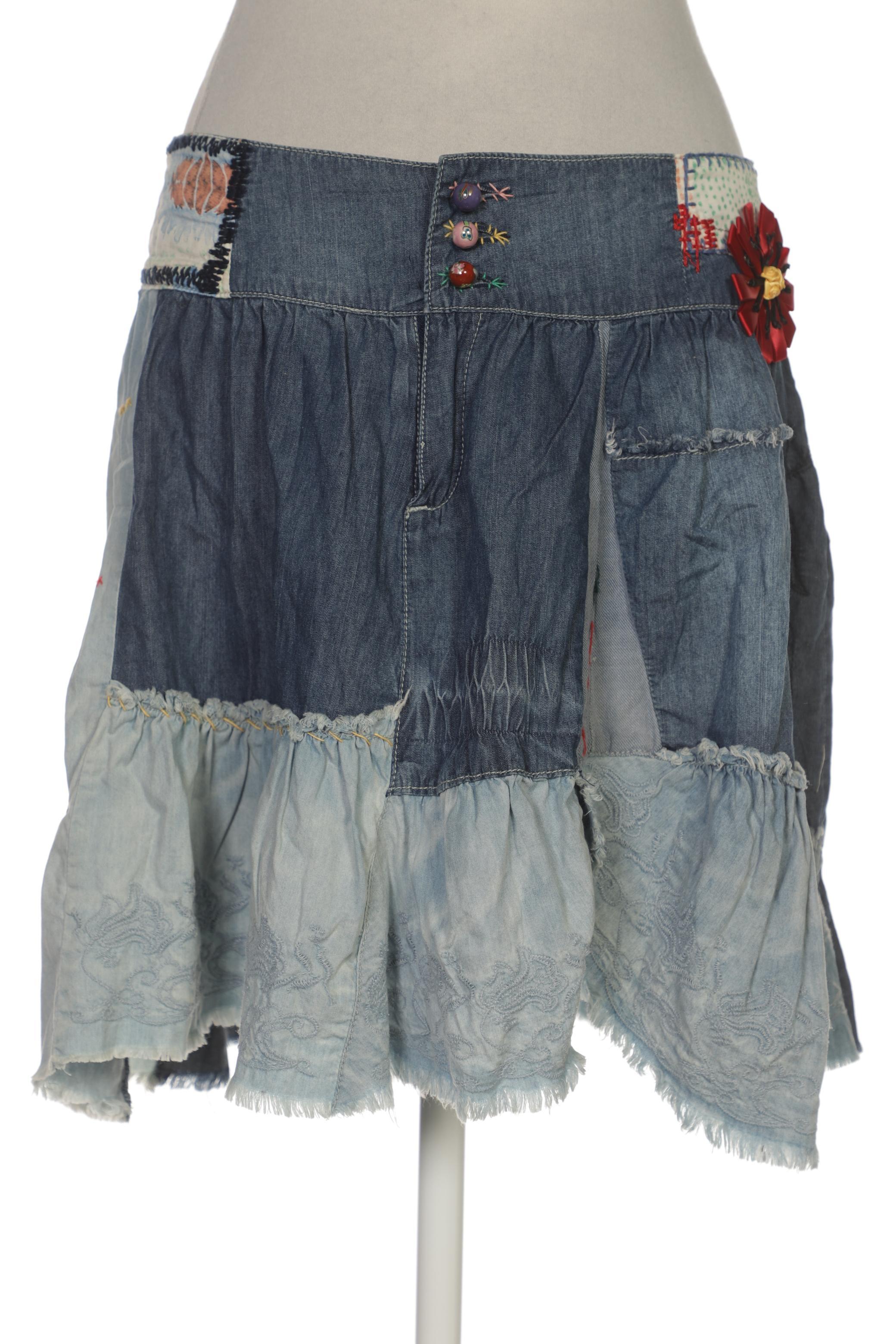 

Desigual Damen Rock, blau, Gr. 40