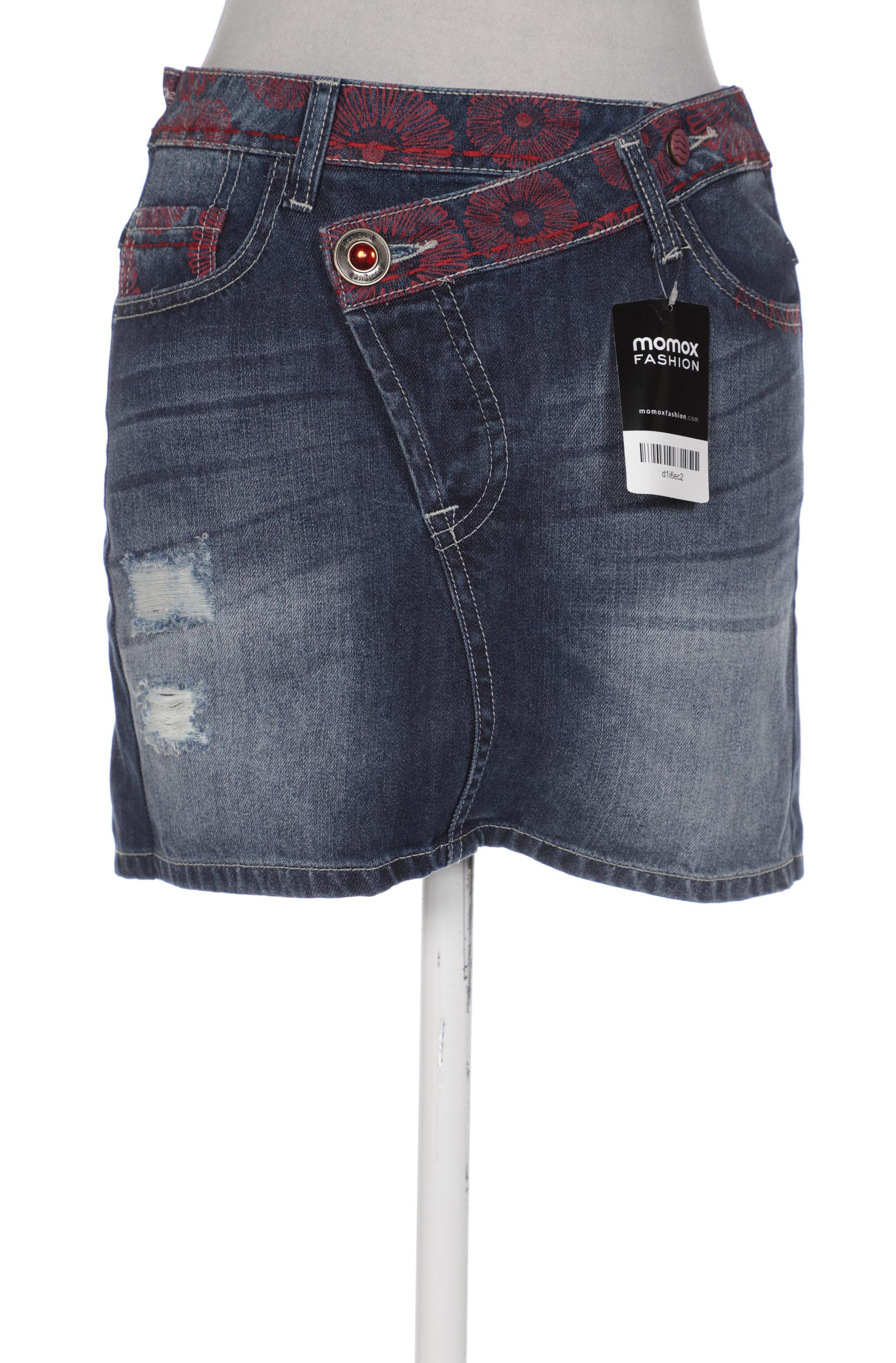 

Desigual Damen Rock, blau, Gr. 34