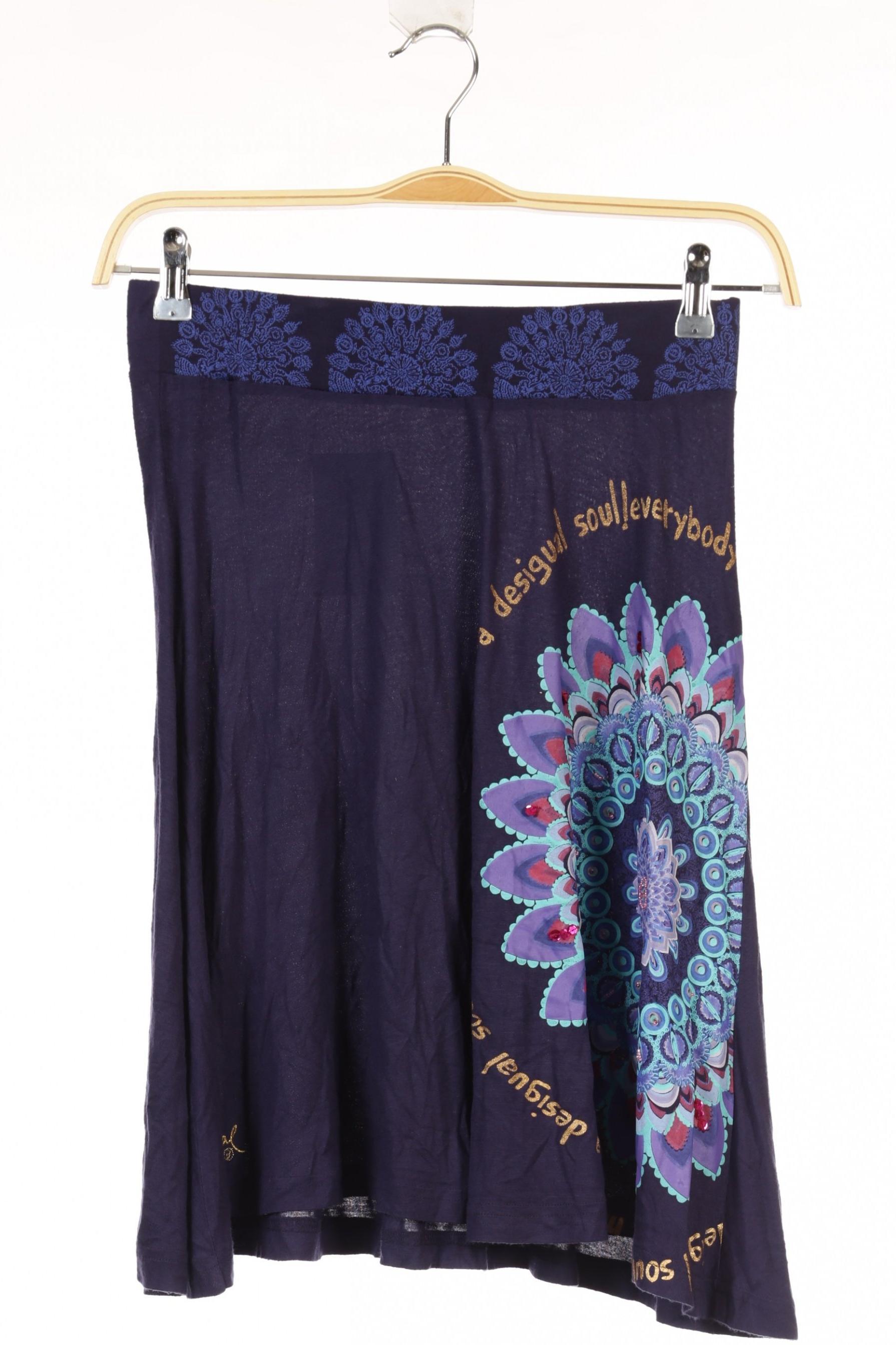 

Desigual Damen Rock, blau, Gr.