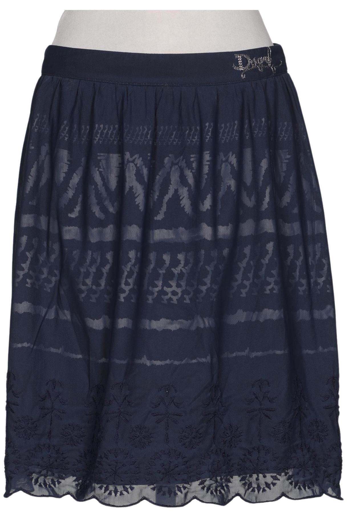 

Desigual Damen Rock, marineblau, Gr. 38