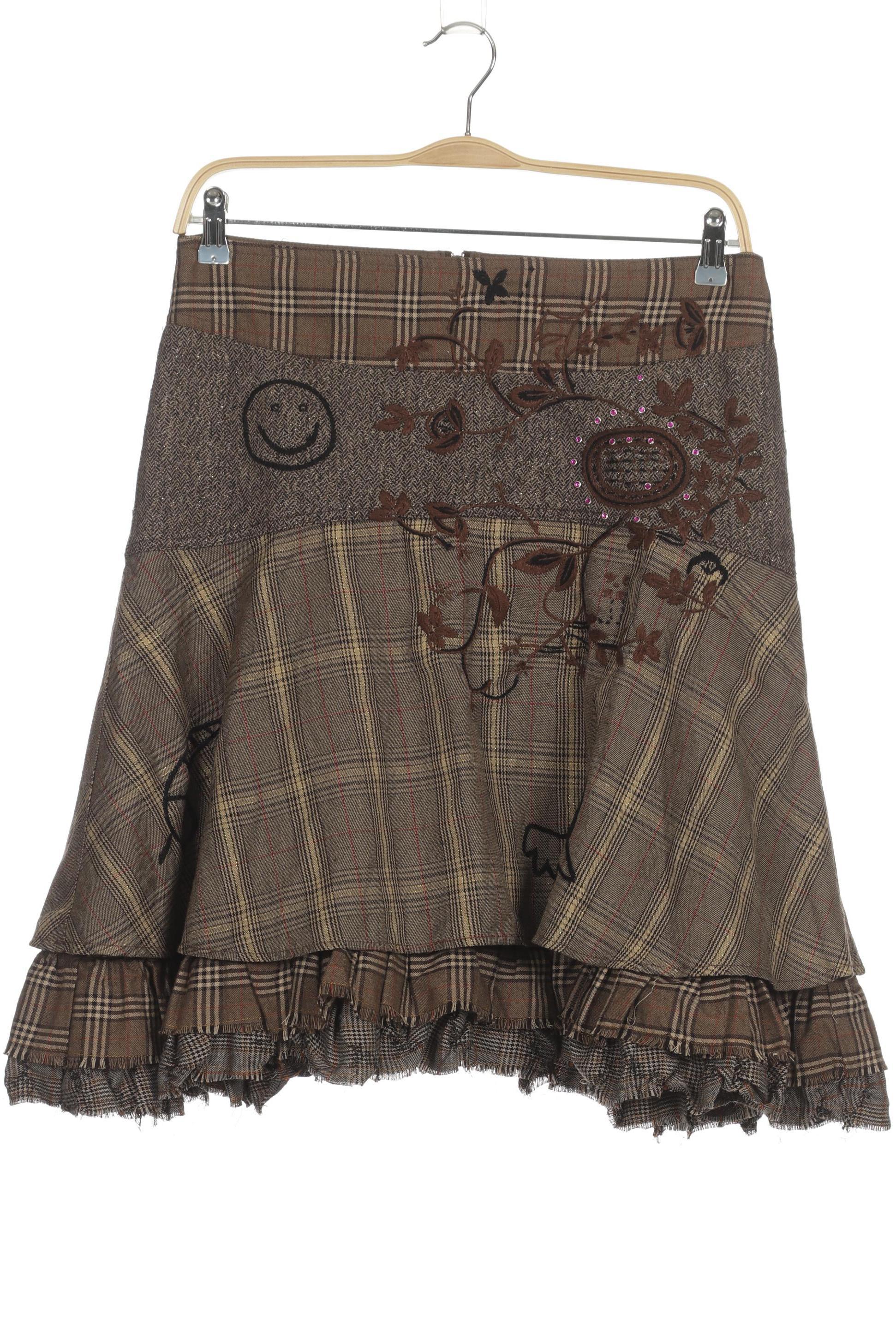 

Desigual Damen Rock, braun, Gr.