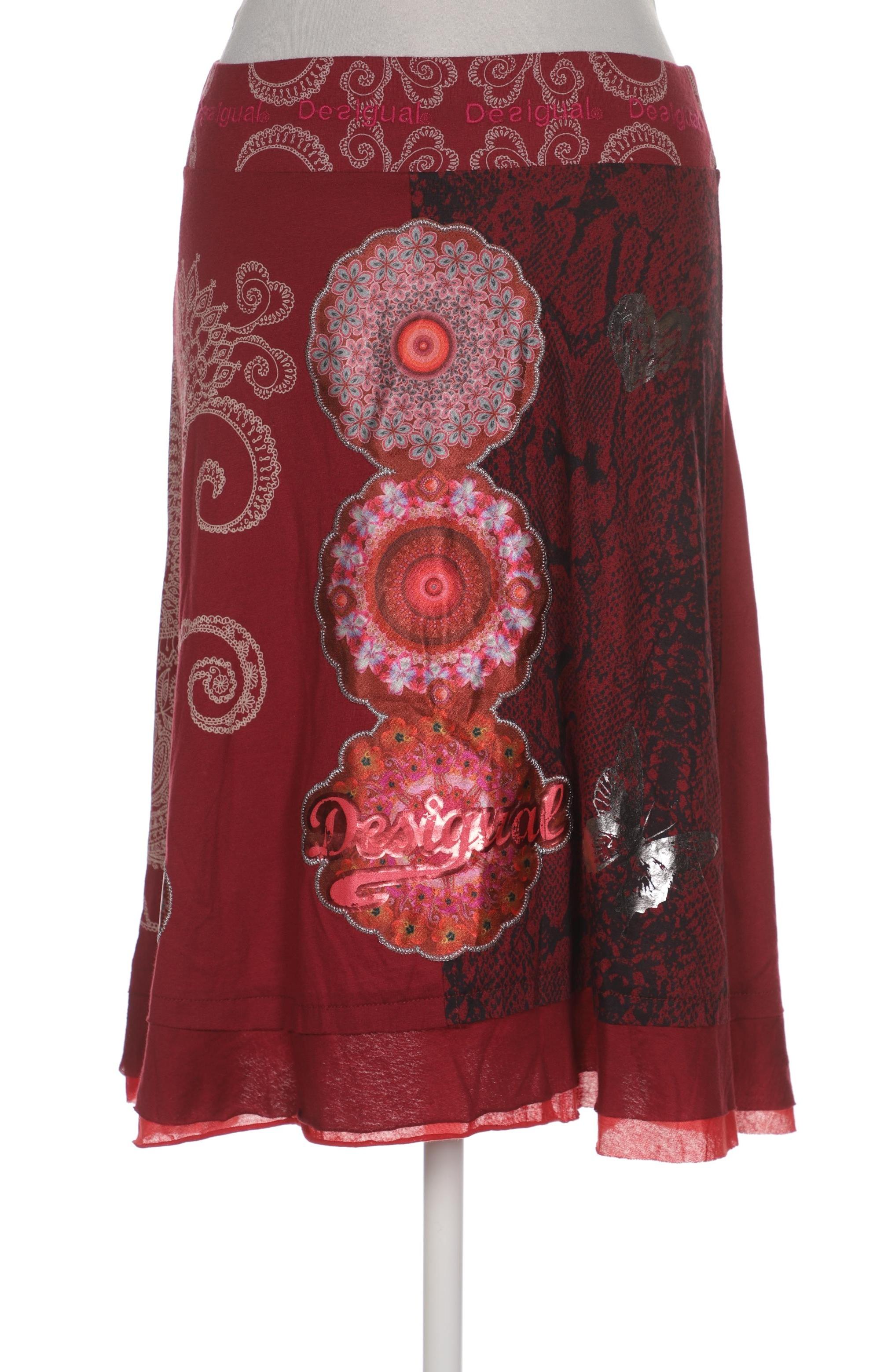 

Desigual Damen Rock, bordeaux, Gr. 34