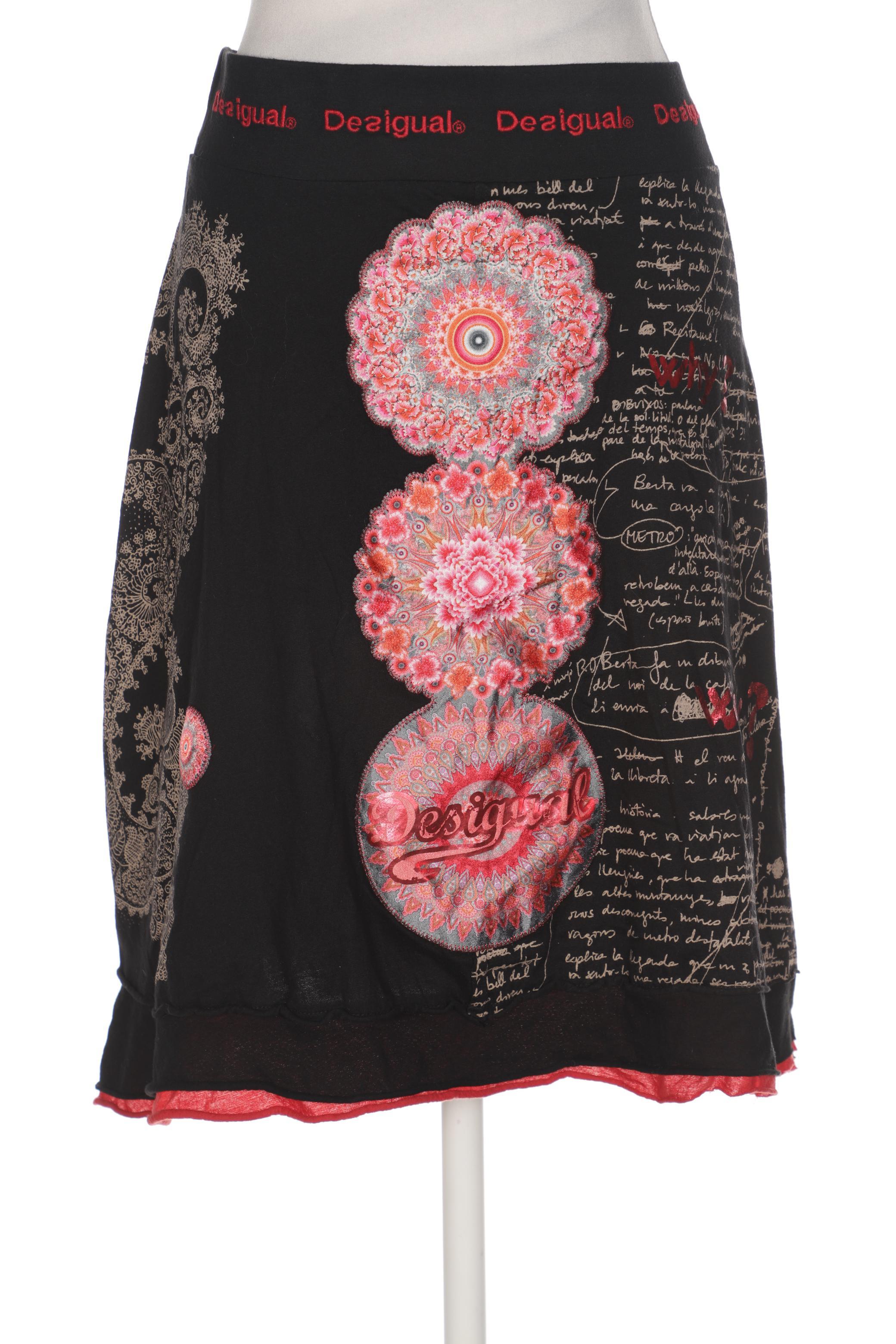

Desigual Damen Rock, schwarz, Gr. 42