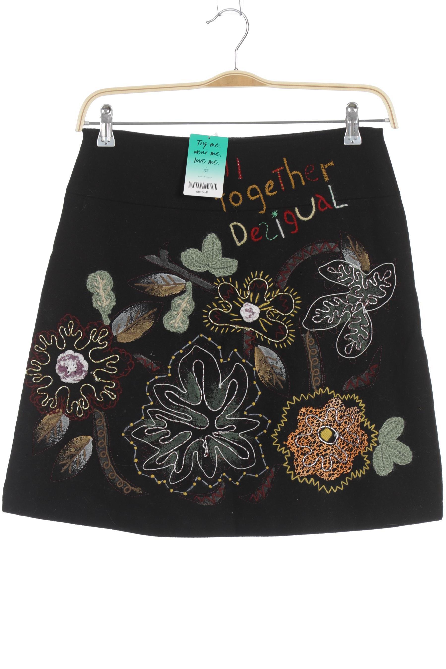 

Desigual Damen Rock, schwarz, Gr. 36