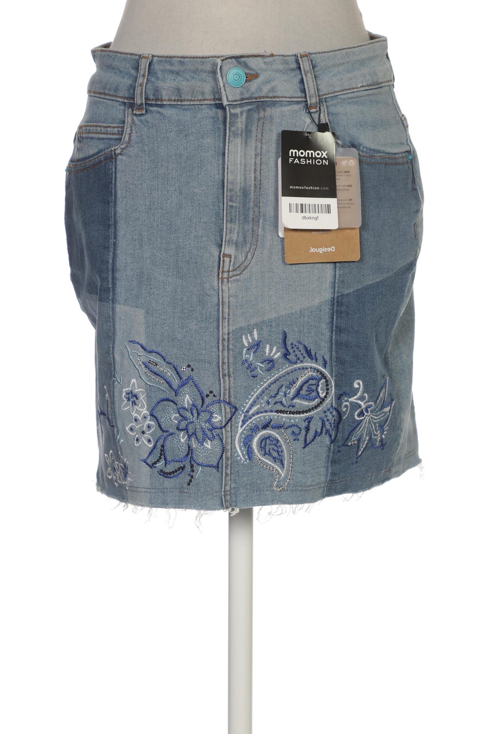 

Desigual Damen Rock, blau, Gr. 28