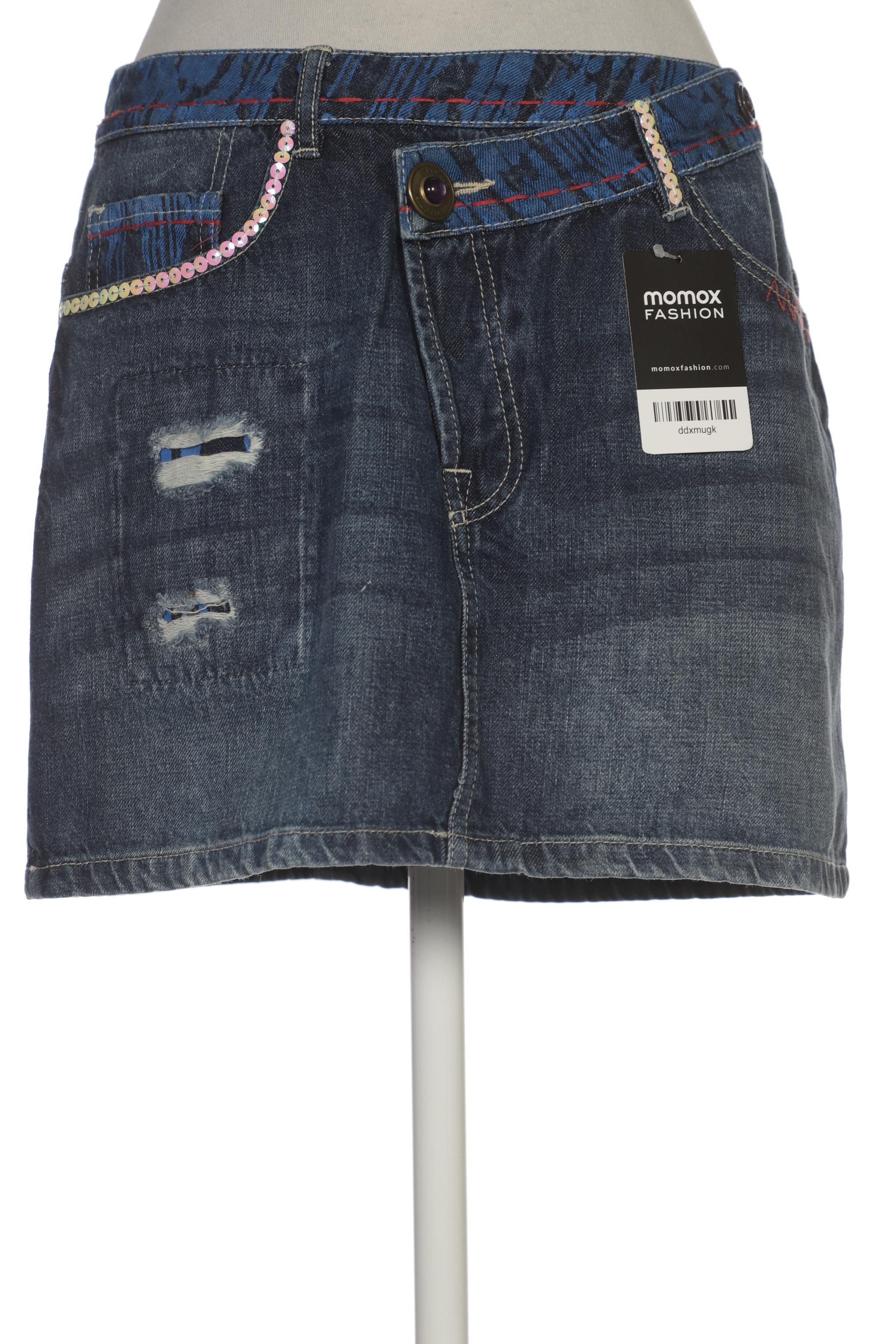 

Desigual Damen Rock, blau, Gr. 38