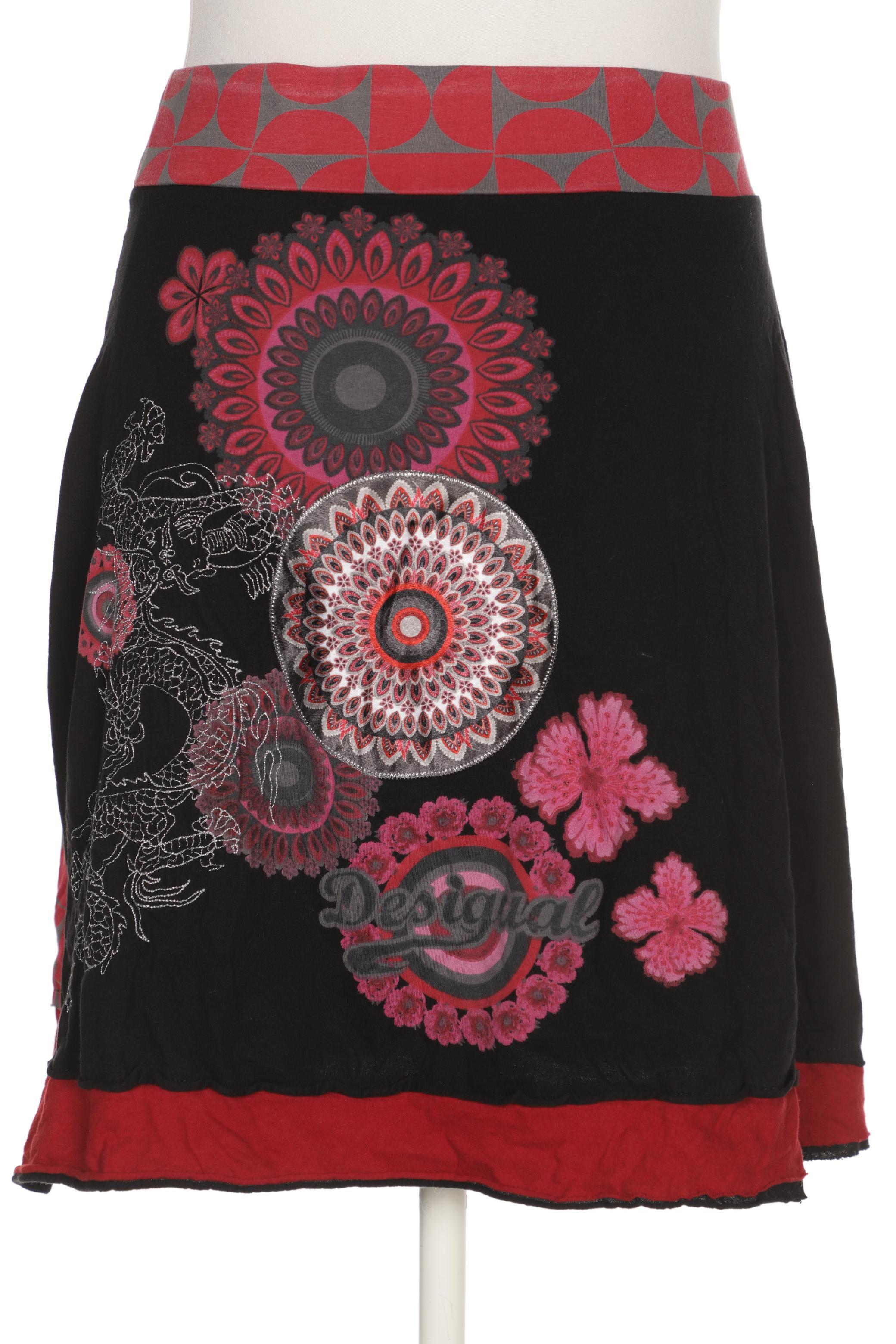 

Desigual Damen Rock, schwarz, Gr. 44