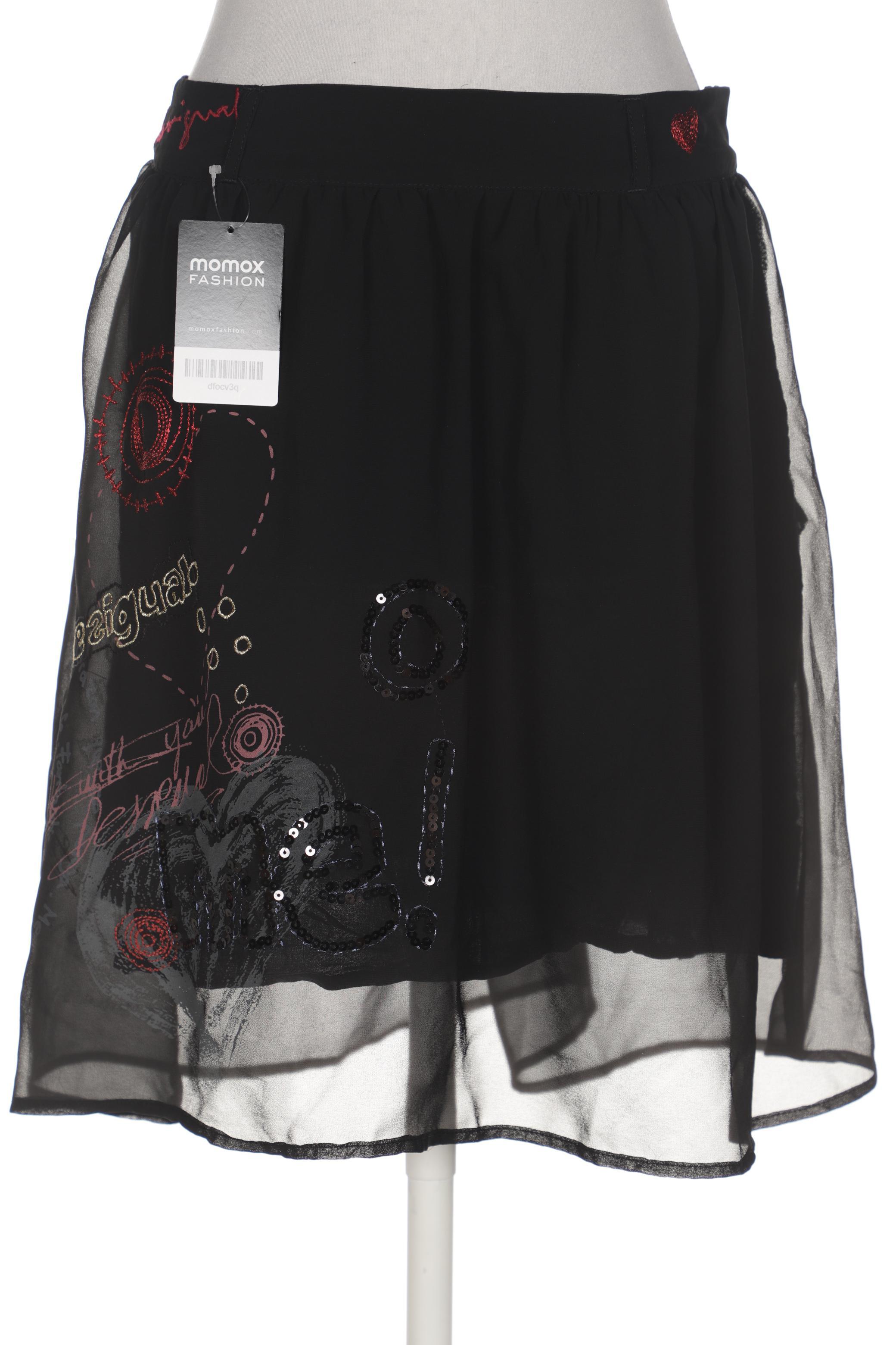 

Desigual Damen Rock, schwarz, Gr. 40