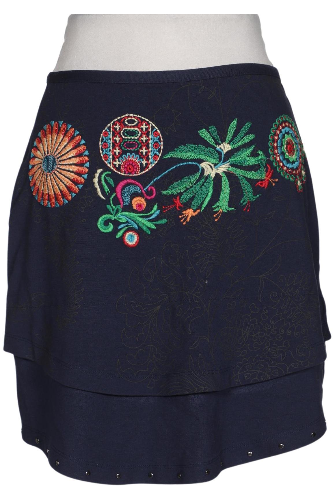 

Desigual Damen Rock, marineblau, Gr. 38