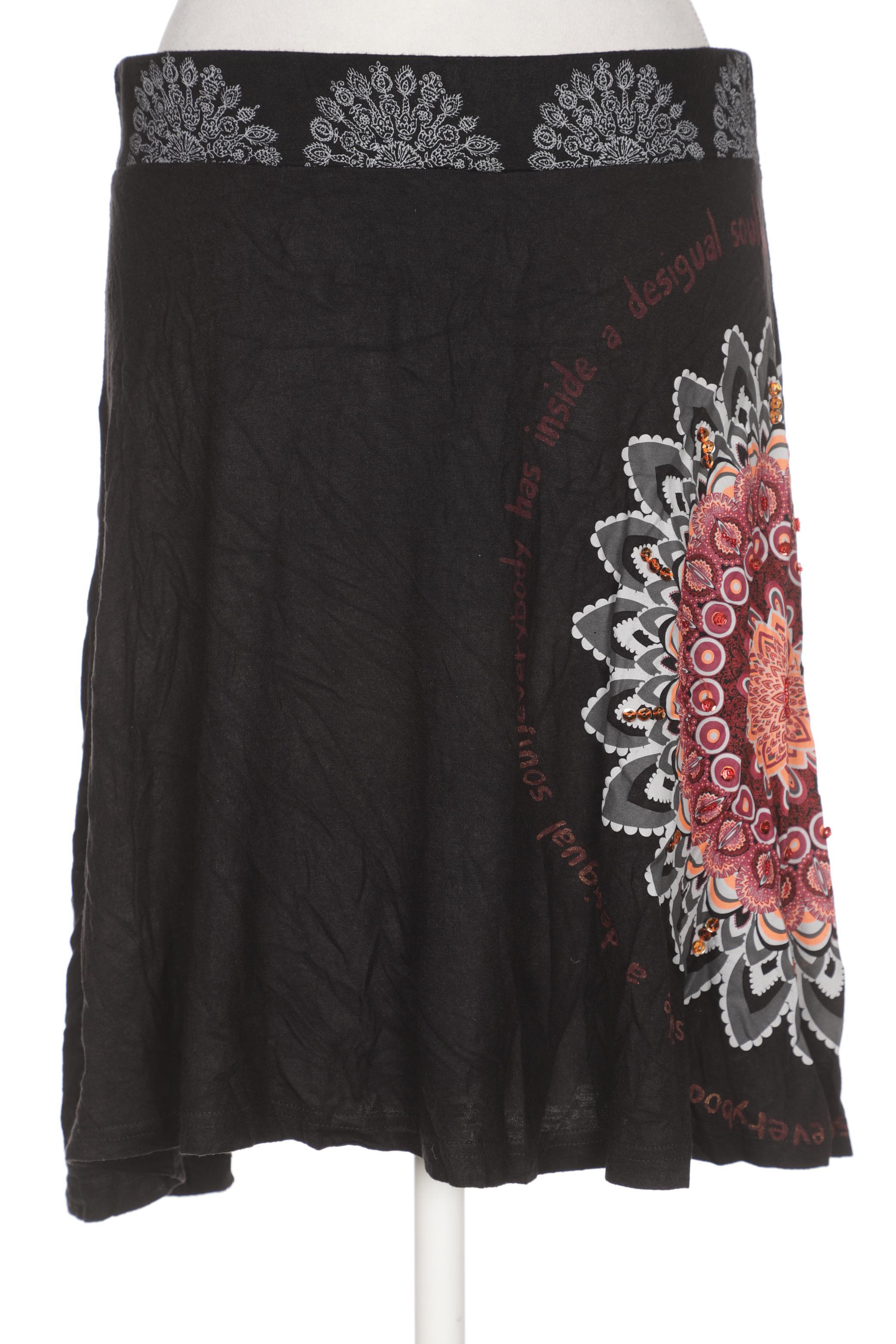 

Desigual Damen Rock, schwarz, Gr. 42