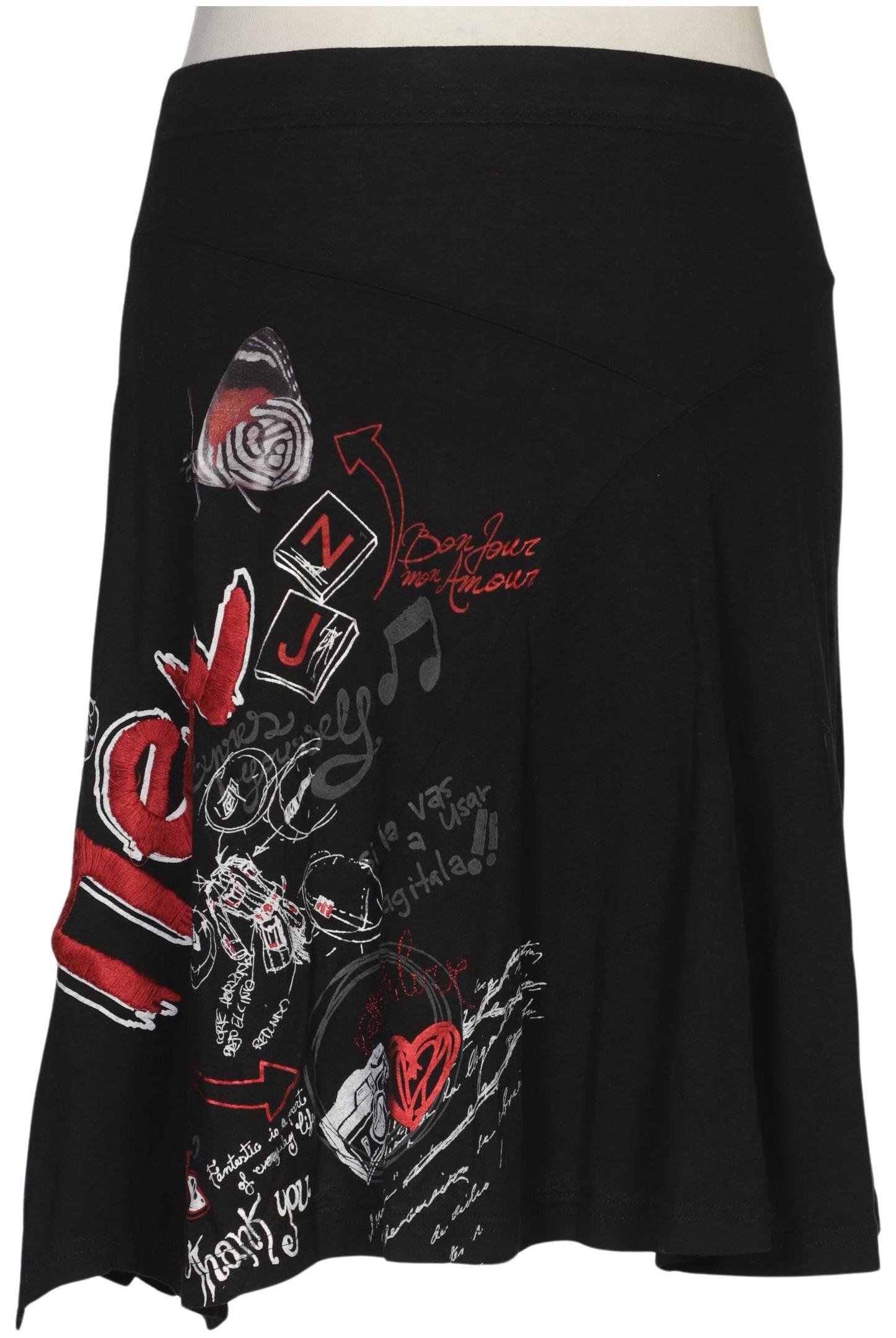 

Desigual Damen Rock, schwarz, Gr. 42