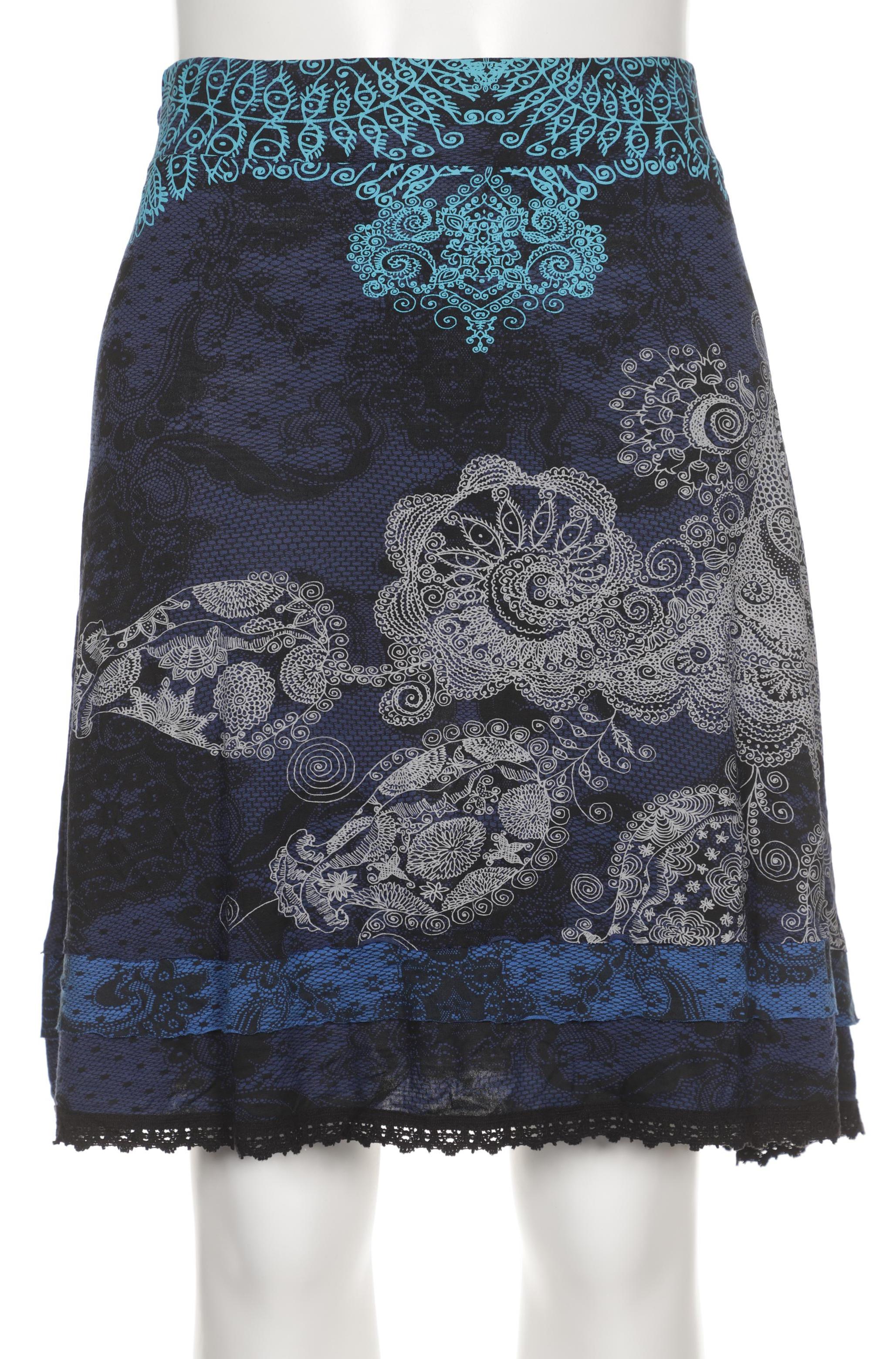 

Desigual Damen Rock, marineblau, Gr. 44