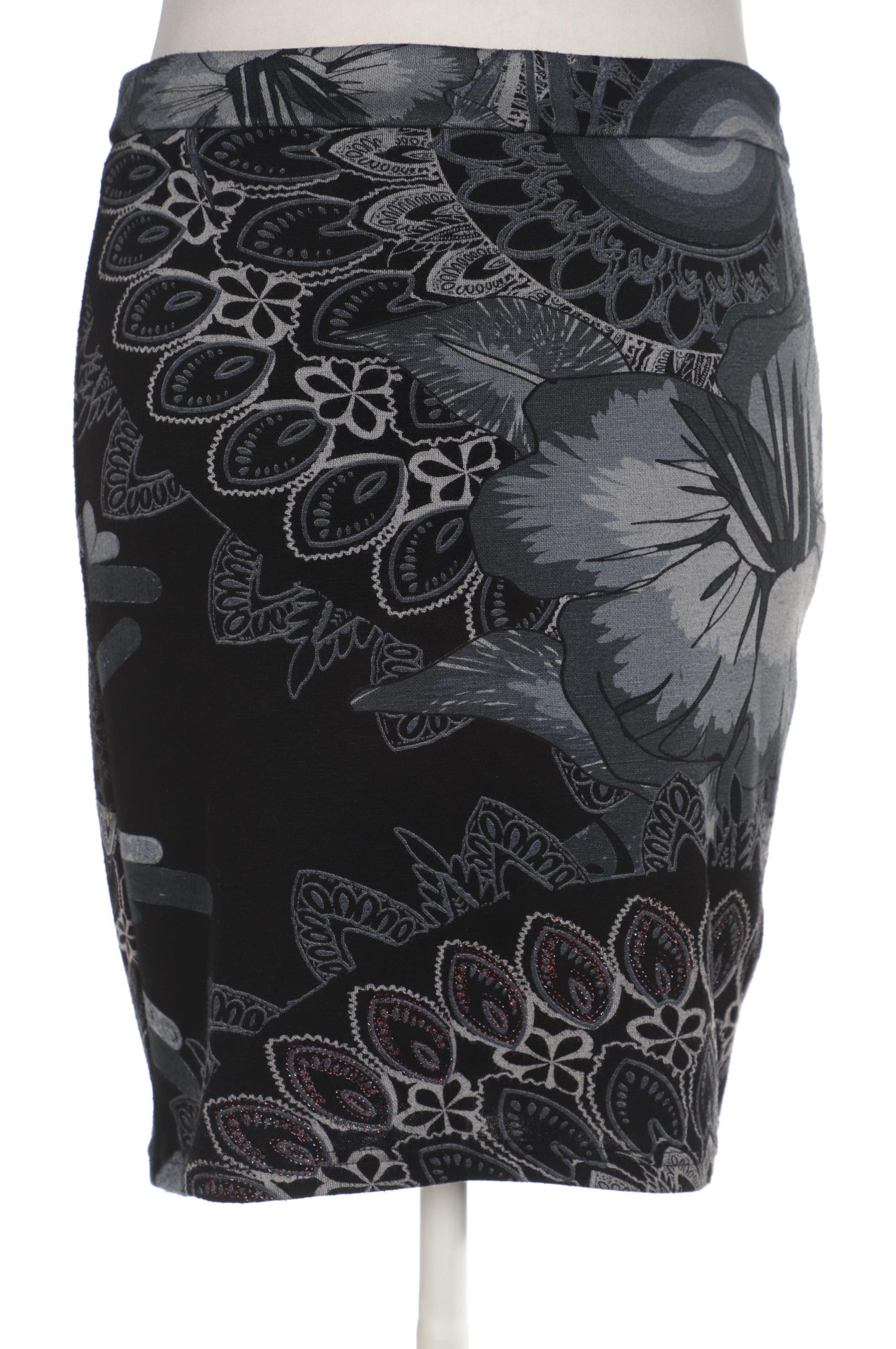 

Desigual Damen Rock, schwarz, Gr. 42