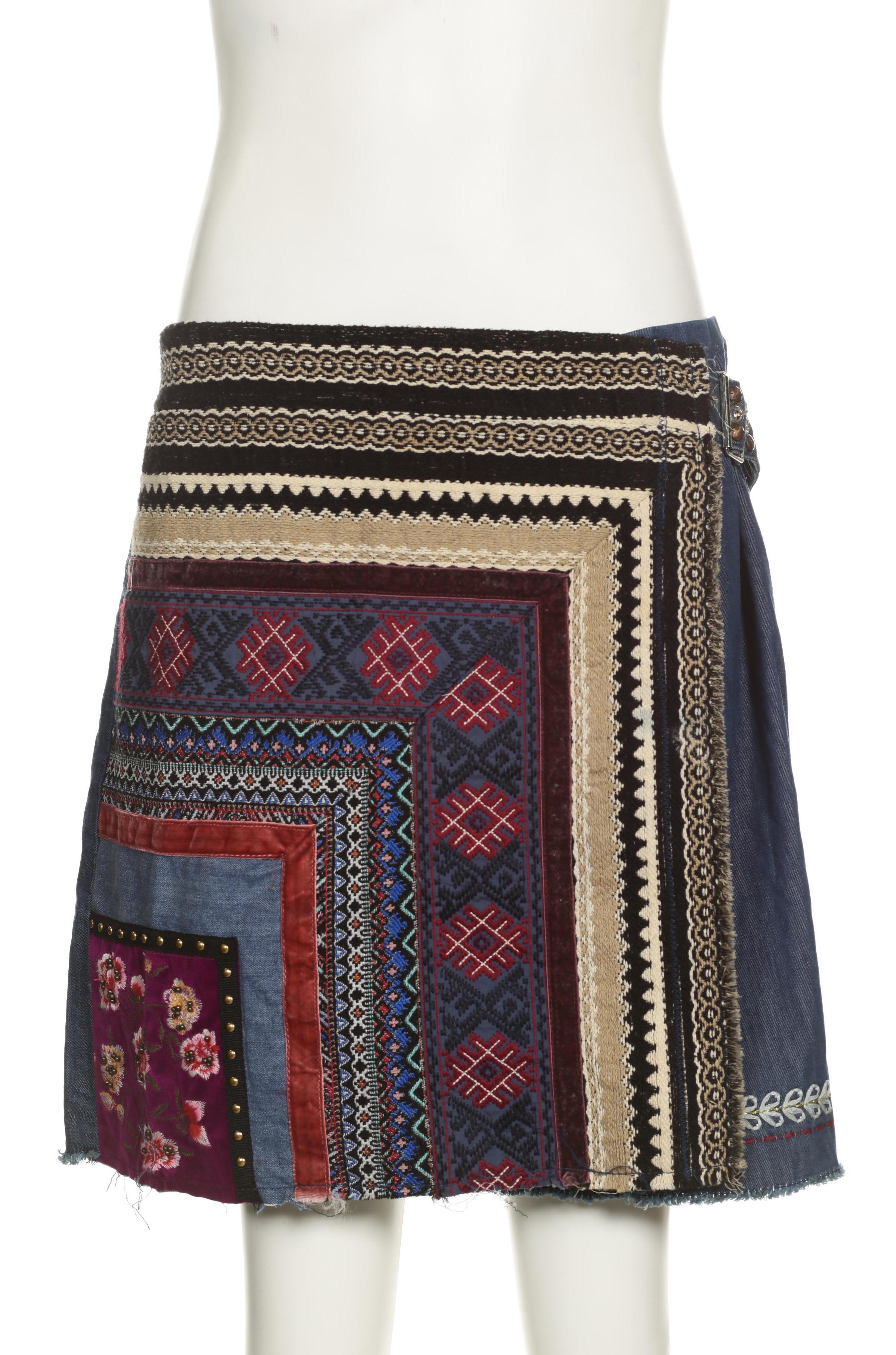 

Desigual Damen Rock, blau, Gr. 32