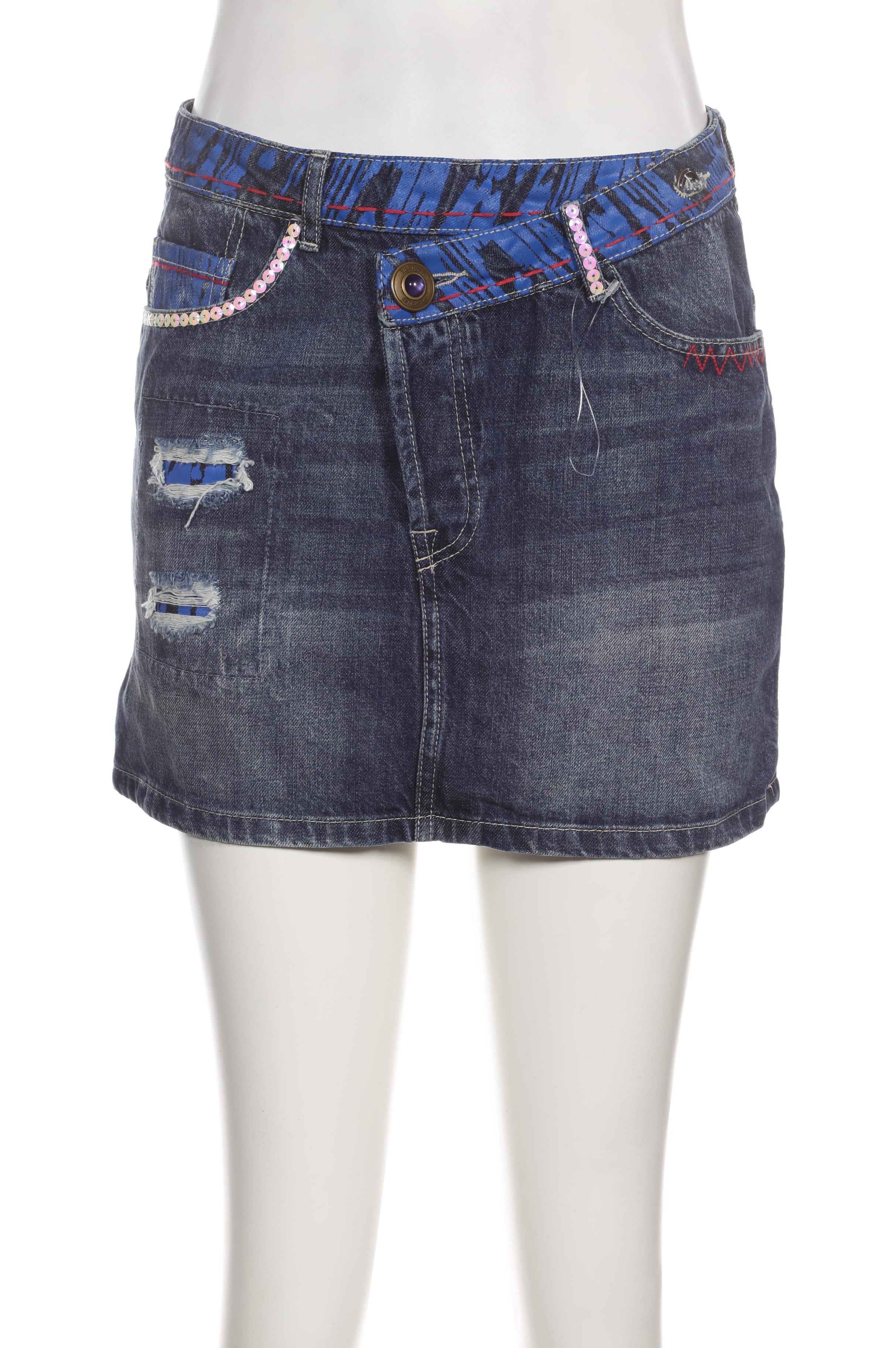 

Desigual Damen Rock, blau, Gr. 36