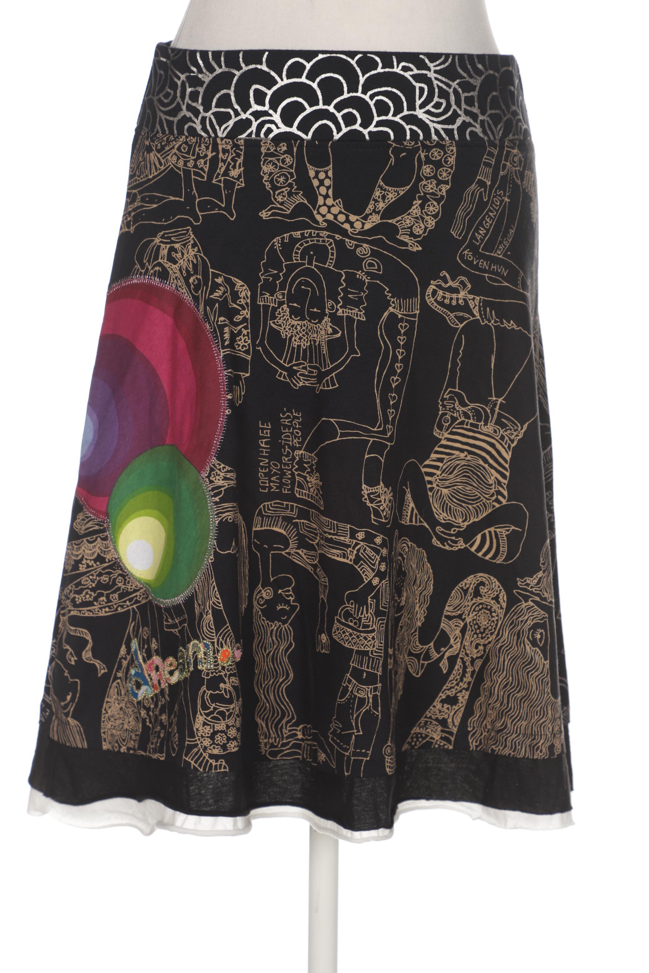 

Desigual Damen Rock, schwarz, Gr. 36