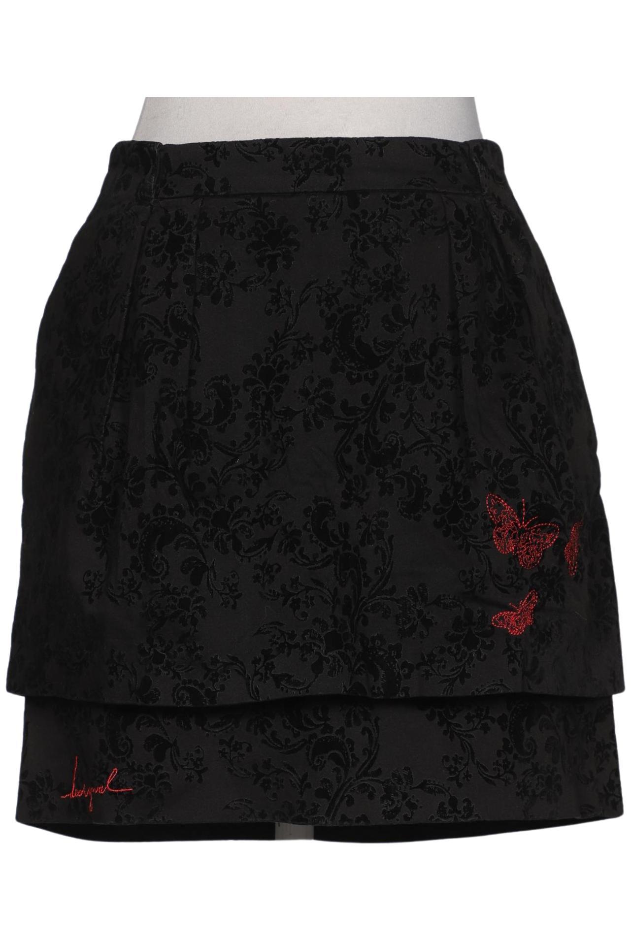 

Desigual Damen Rock, schwarz, Gr. 40