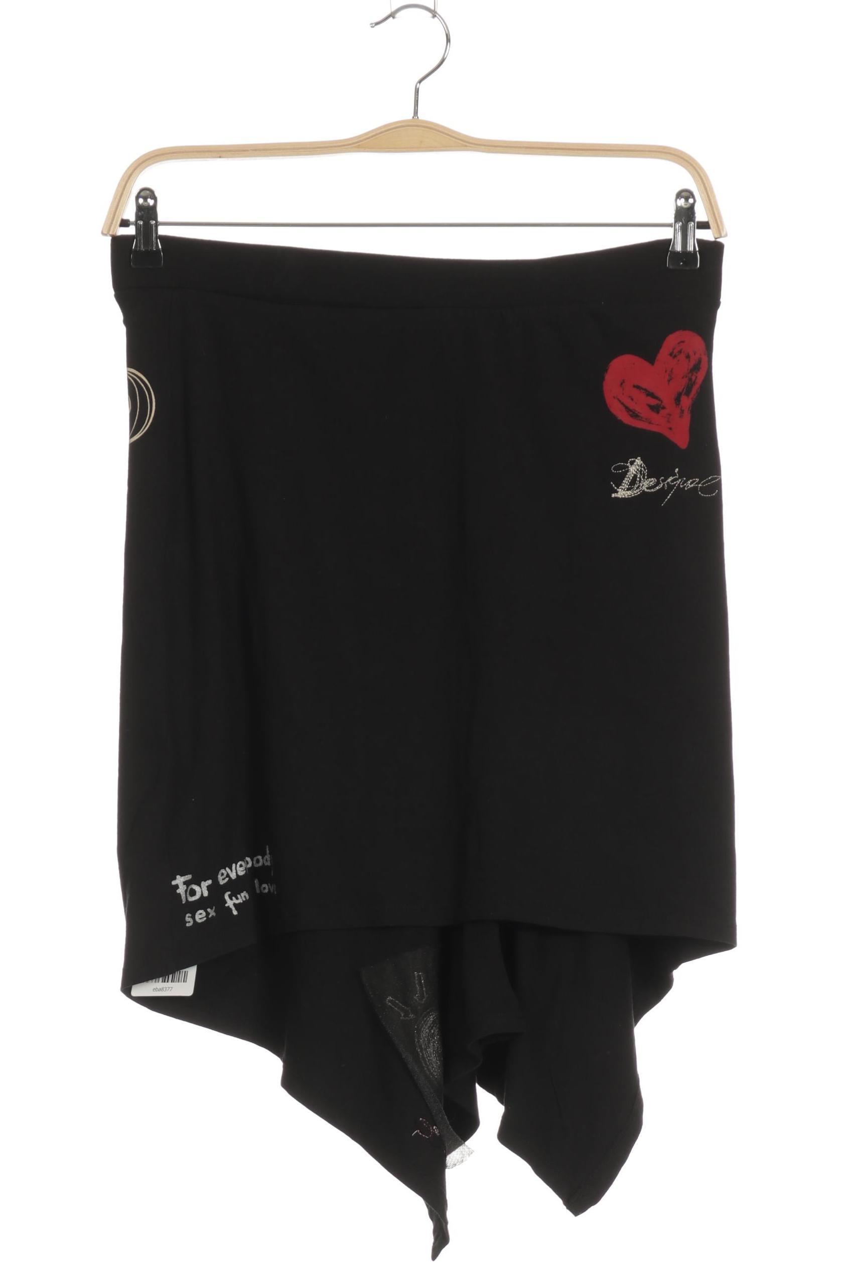 

Desigual Damen Rock, schwarz, Gr.