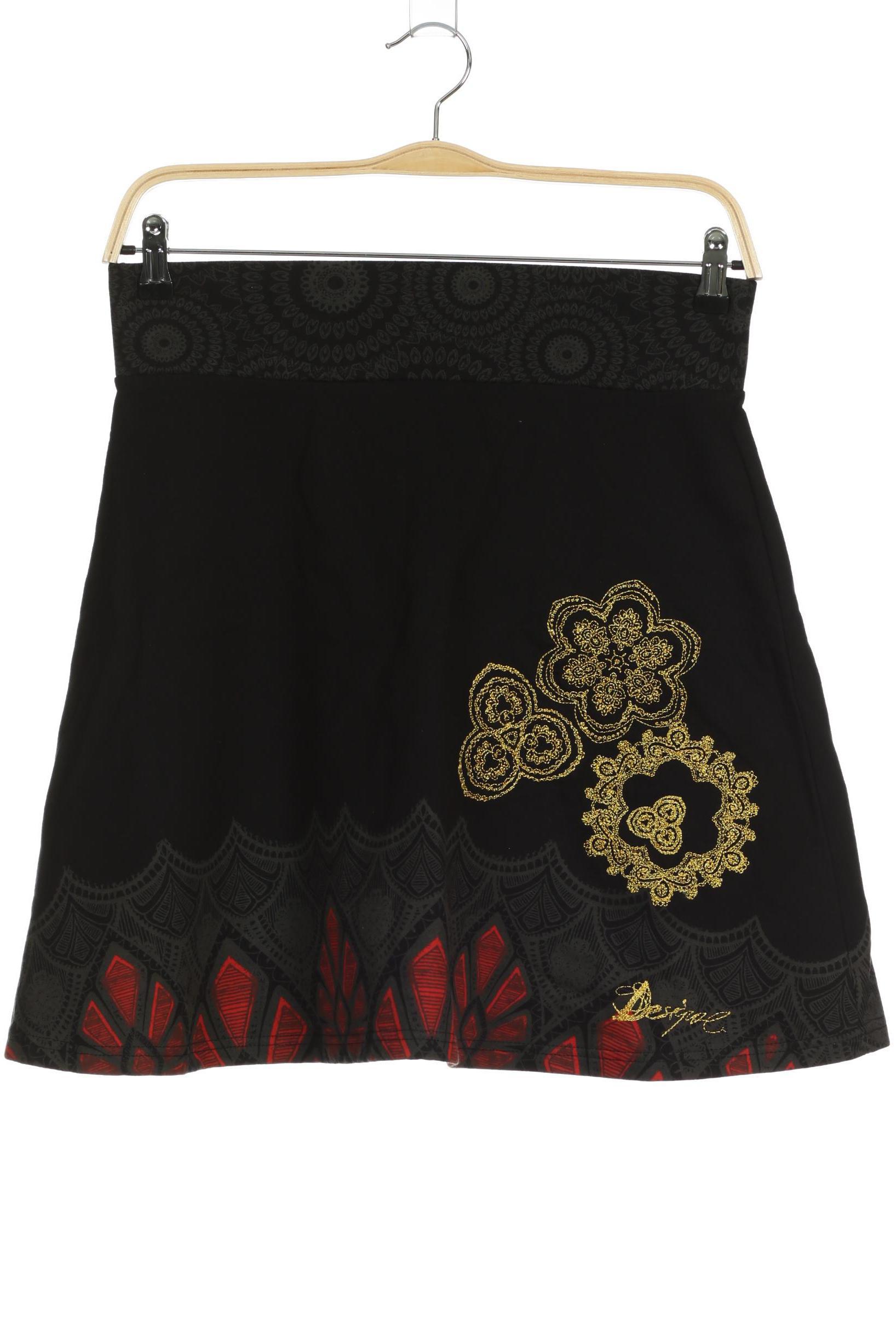 

Desigual Damen Rock, schwarz, Gr.