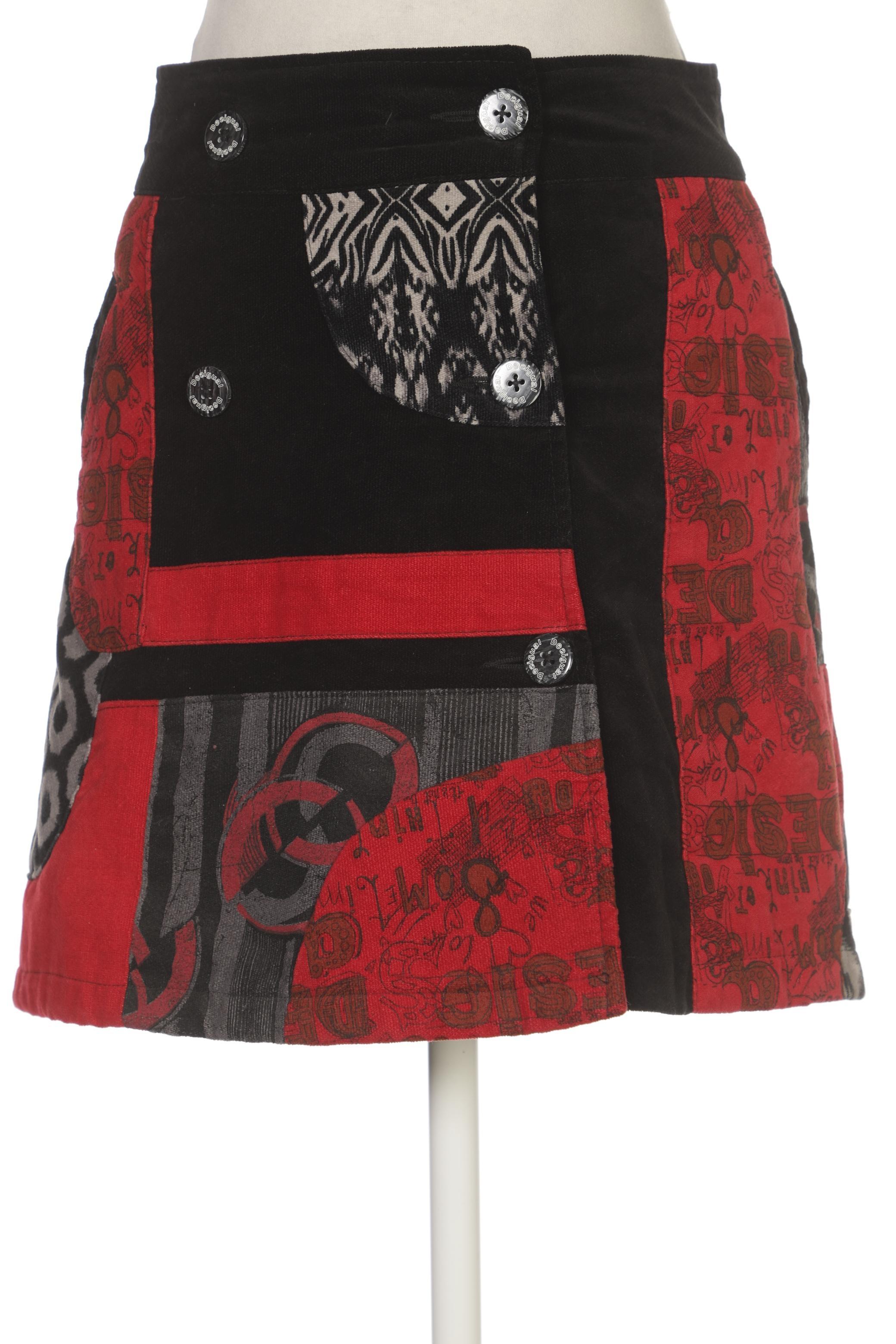 

Desigual Damen Rock, schwarz, Gr. 33