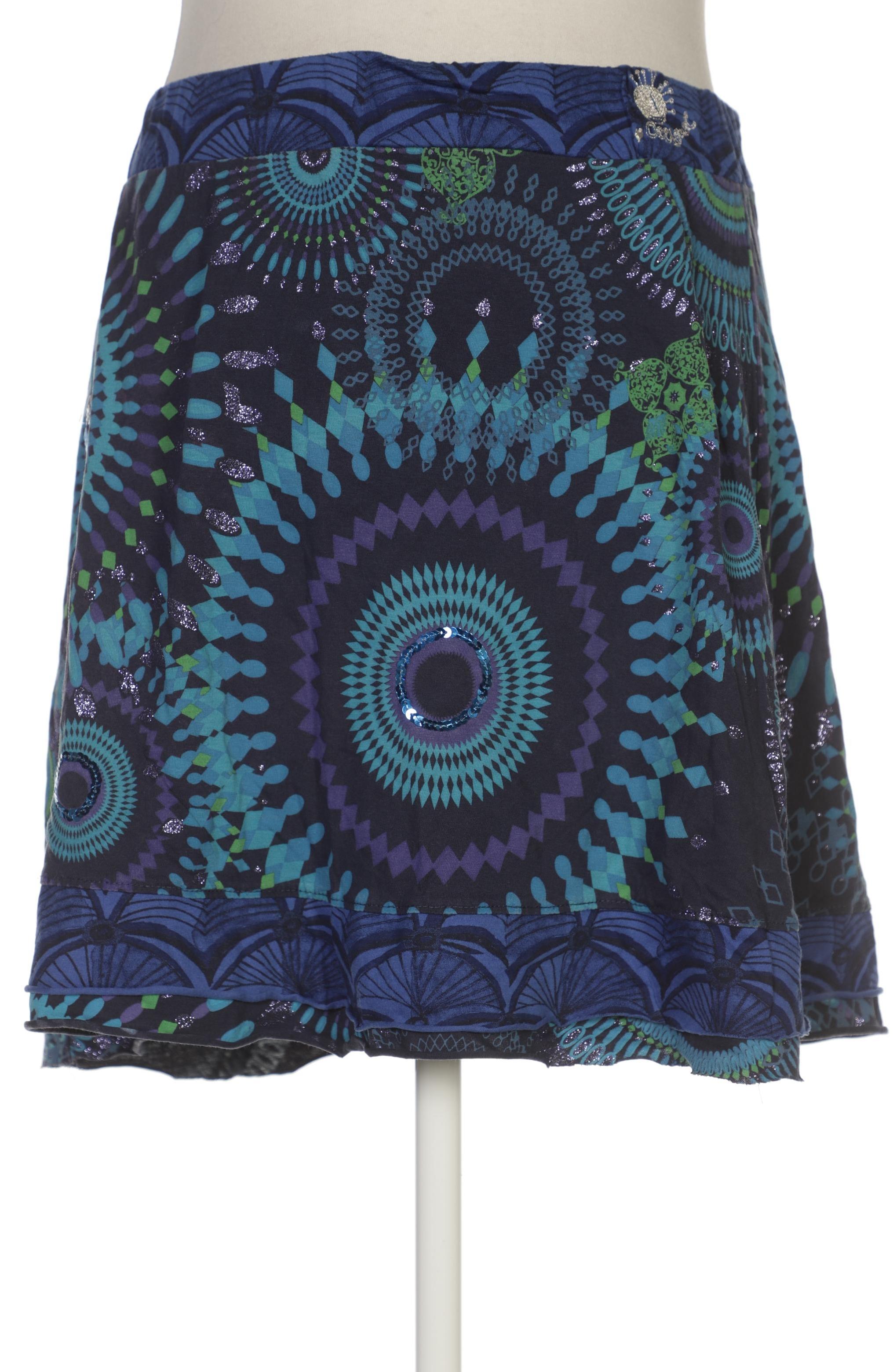 

Desigual Damen Rock, marineblau, Gr. 44