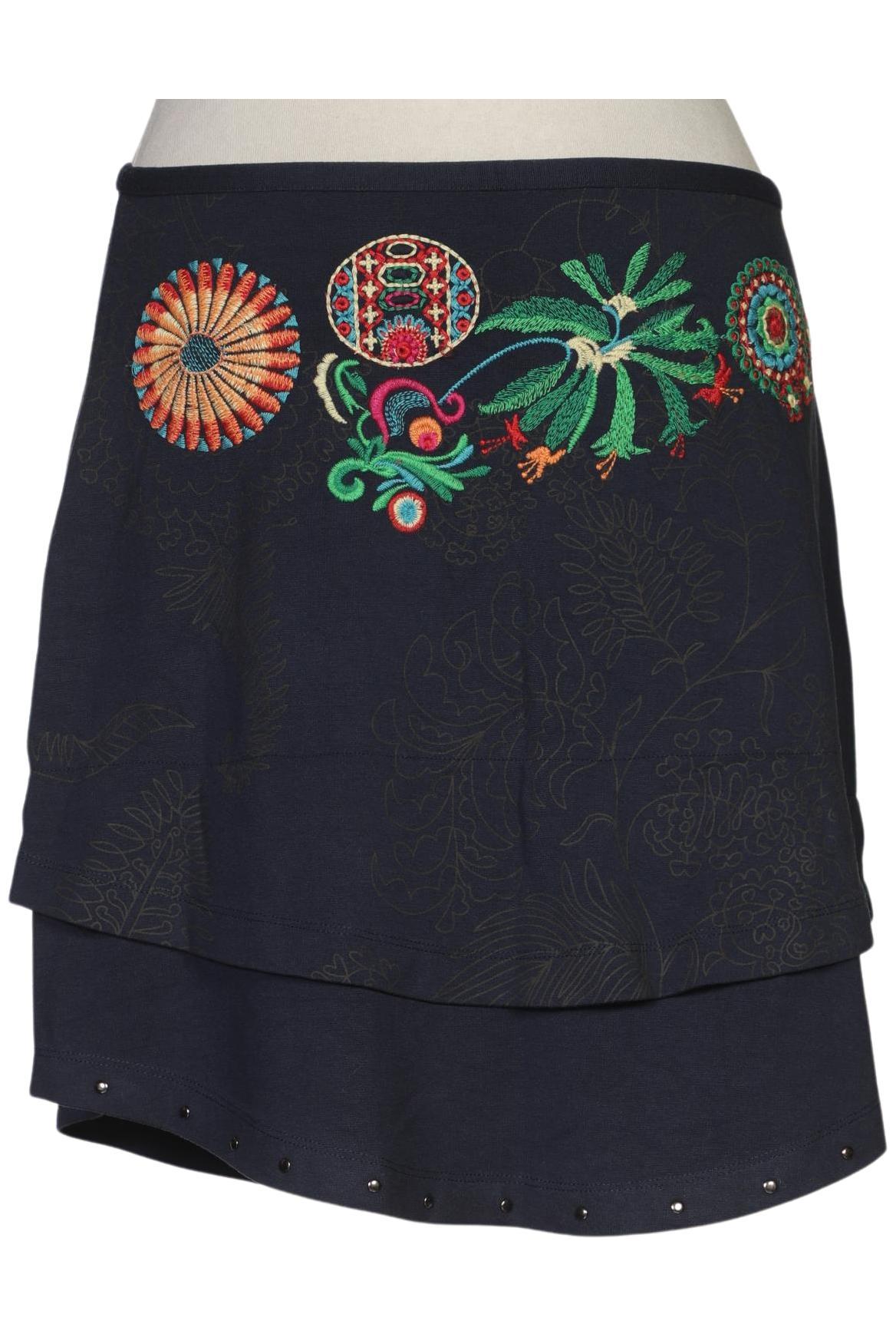 

Desigual Damen Rock, marineblau, Gr. 38