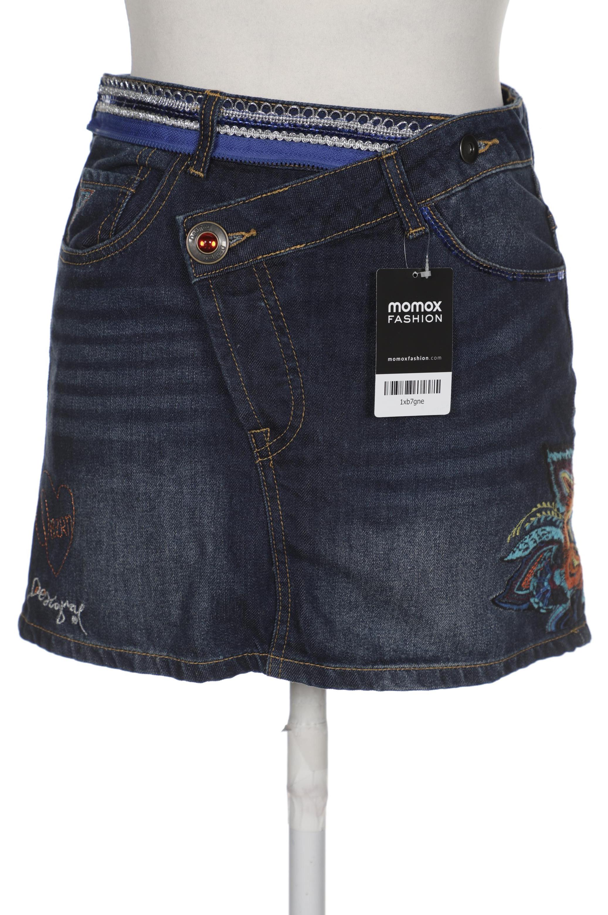 

Desigual Damen Rock, marineblau, Gr. 36
