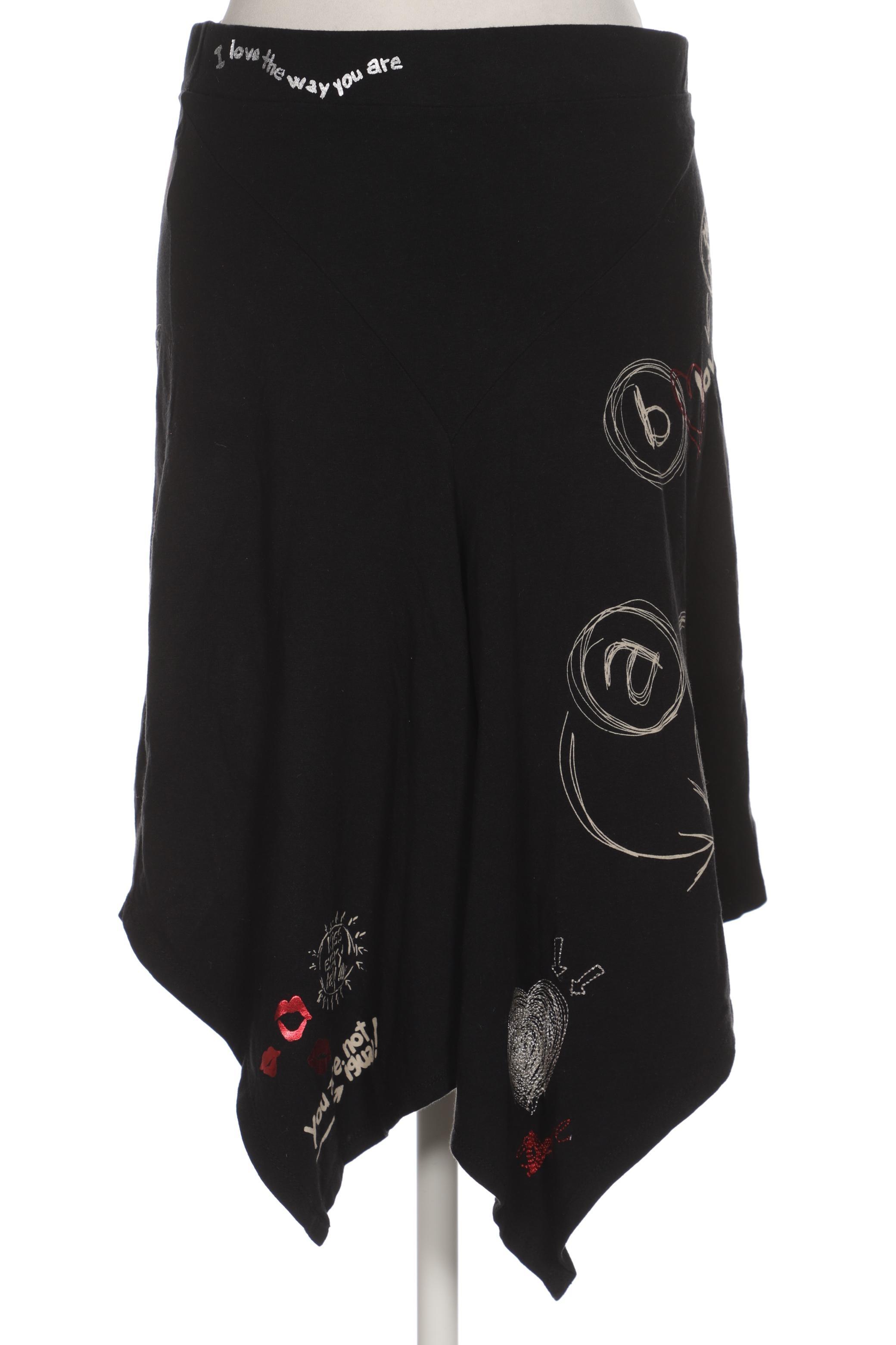 

Desigual Damen Rock, schwarz, Gr. 38