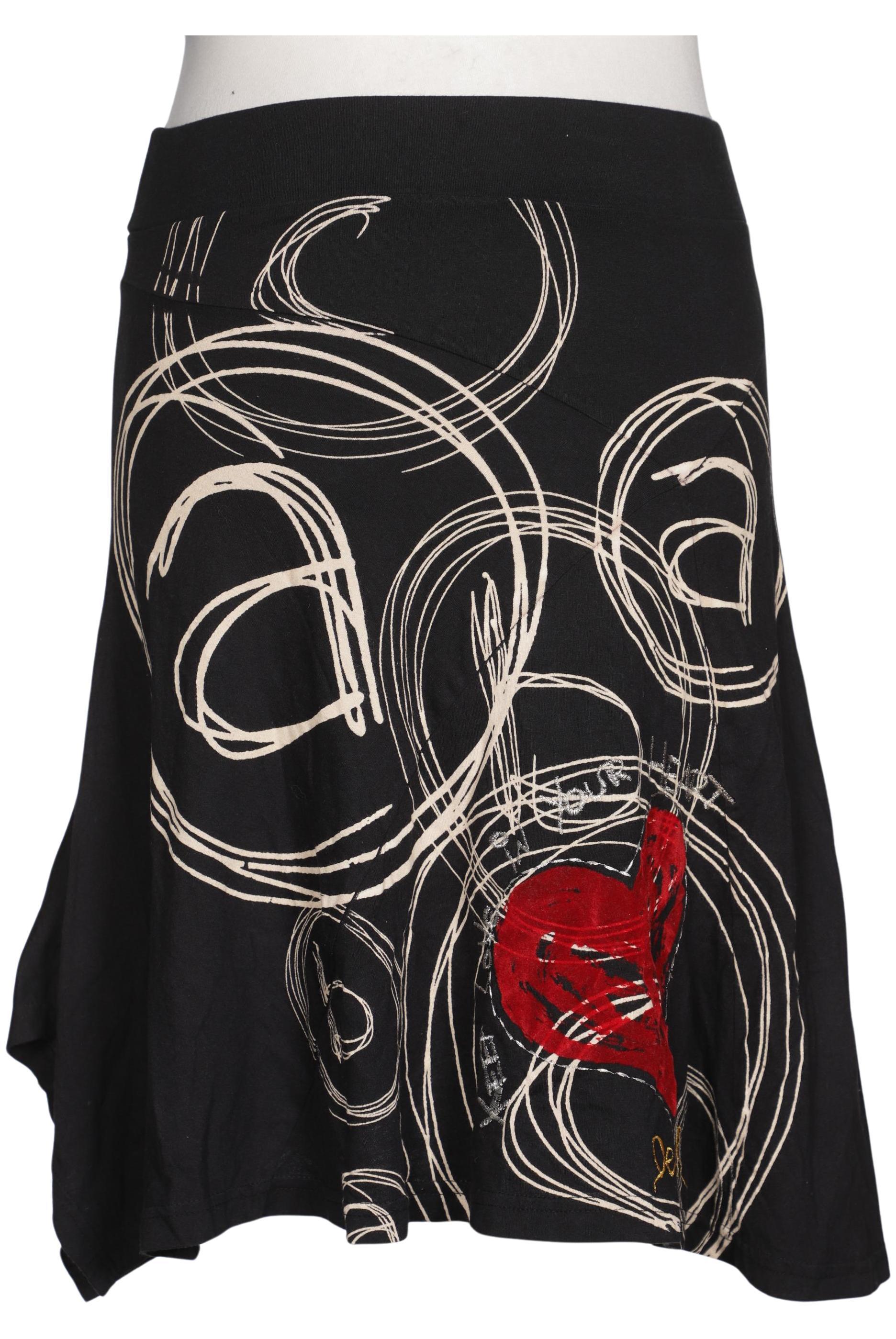 

Desigual Damen Rock, schwarz, Gr. 42