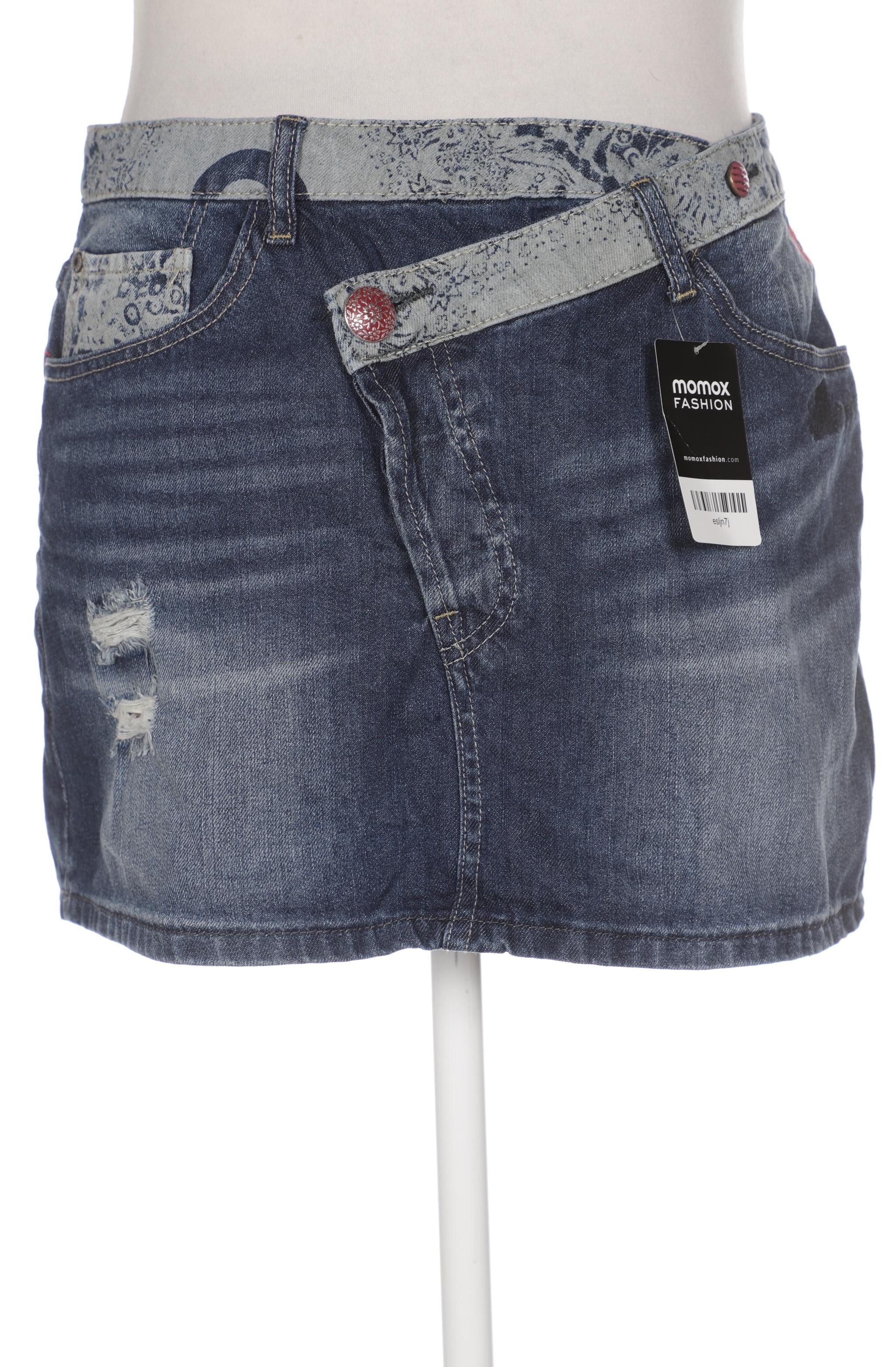 

Desigual Damen Rock, blau, Gr. 42